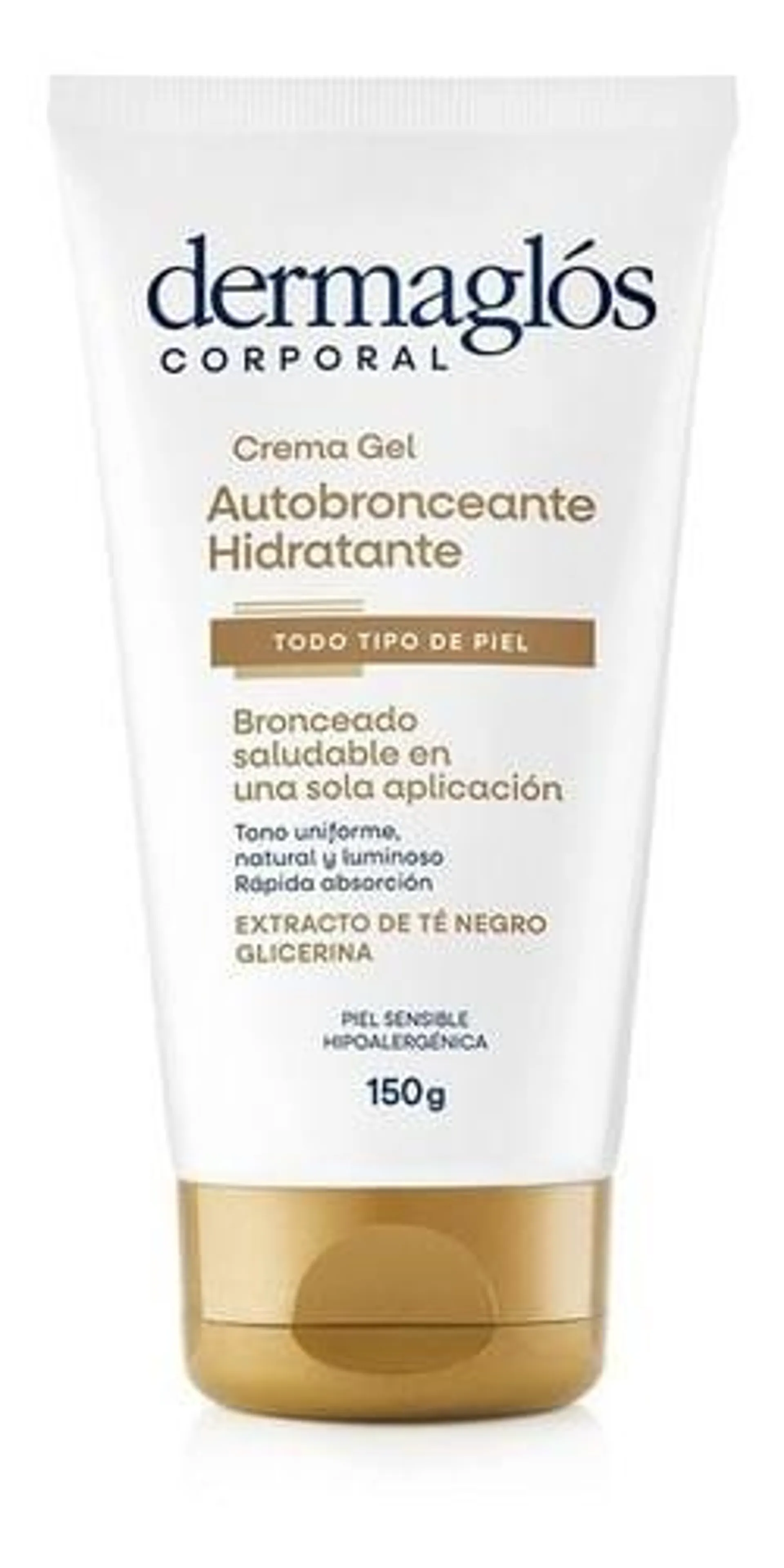 Dermaglos Corporal Crema Gel Autobronceante Hidratante 150 g