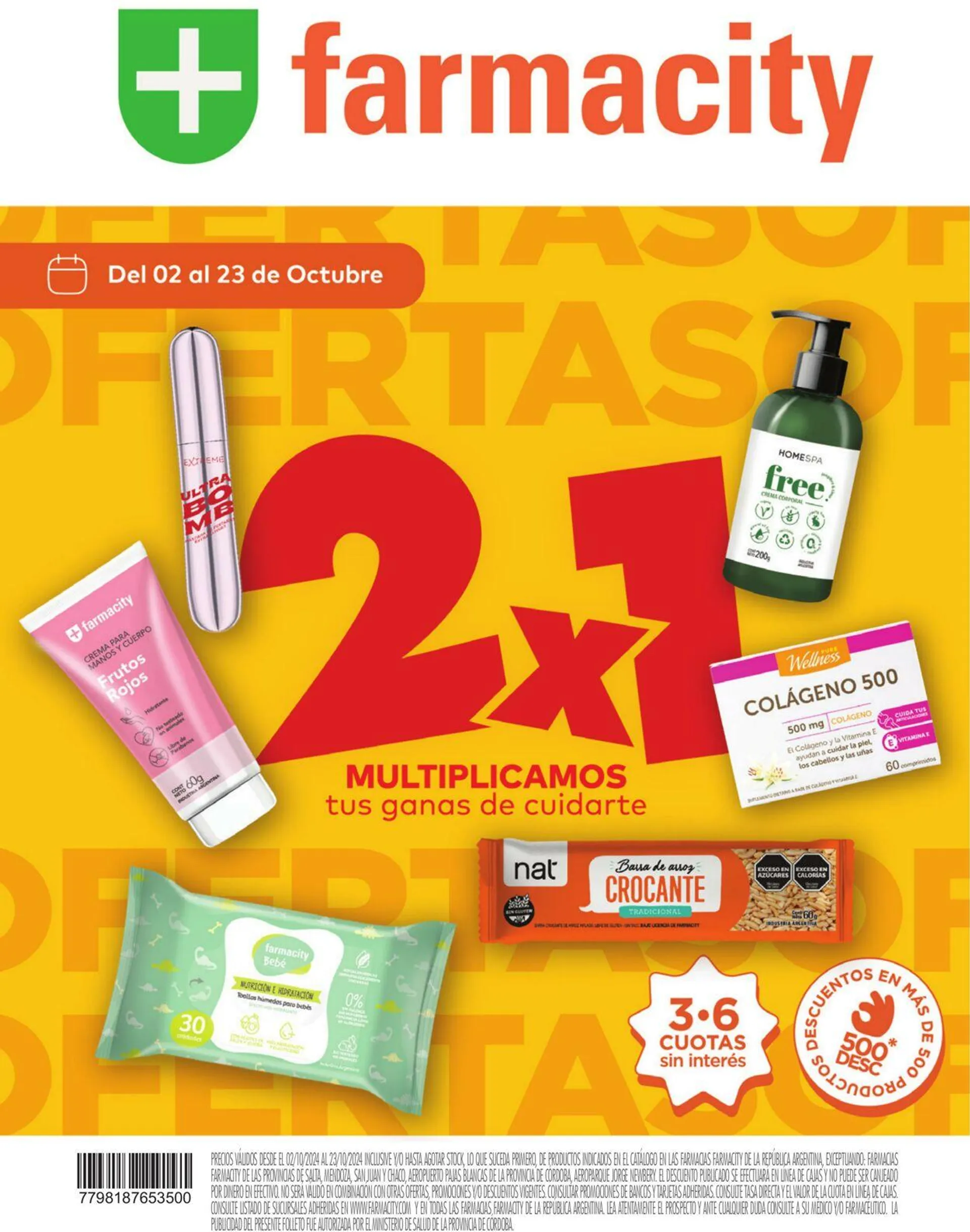 Ofertas de Farmacity 1 de octubre al 31 de octubre 2024 - Página 1 del catálogo