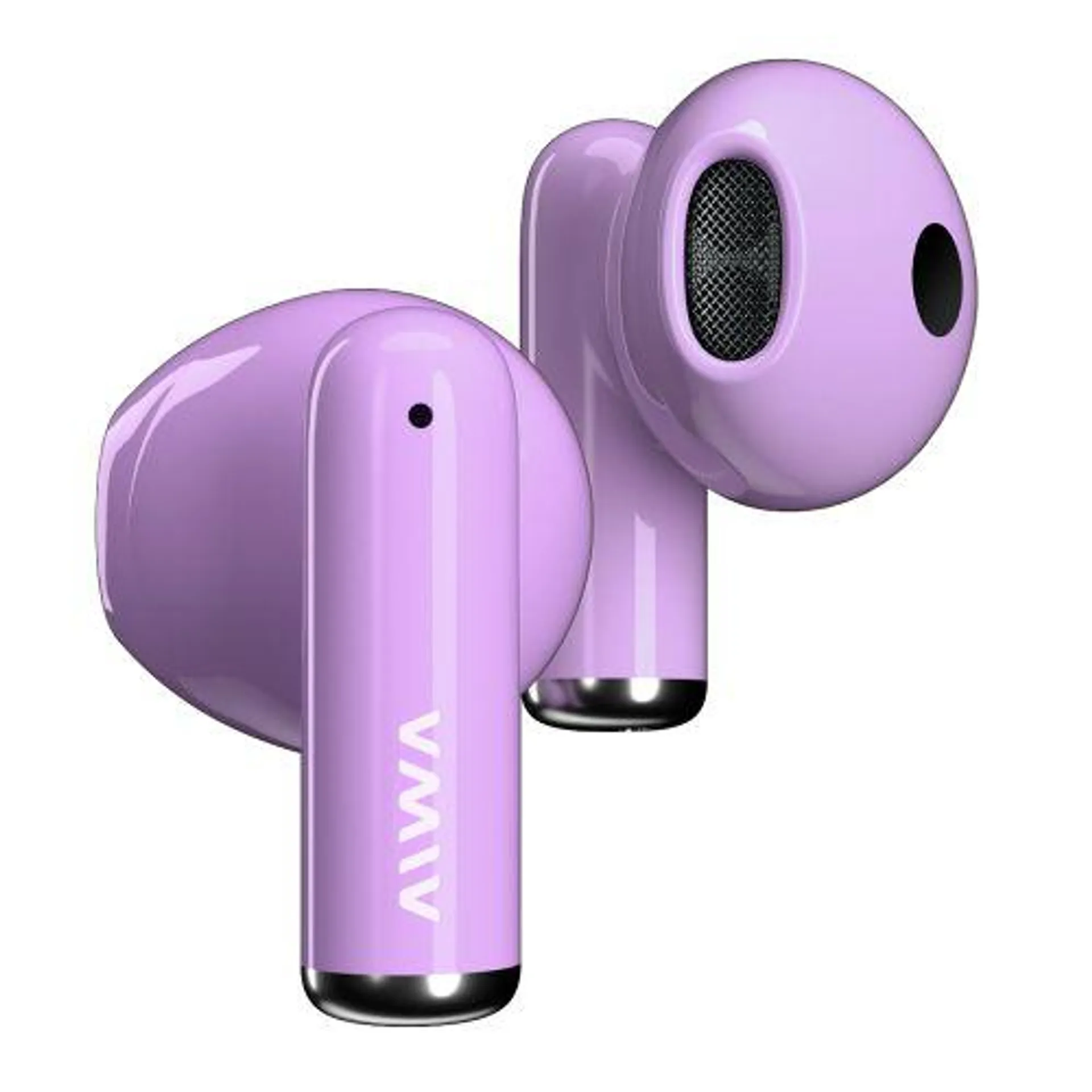 Auricular in-ear inalámbrico pastel LILA AIWA ATA-506L