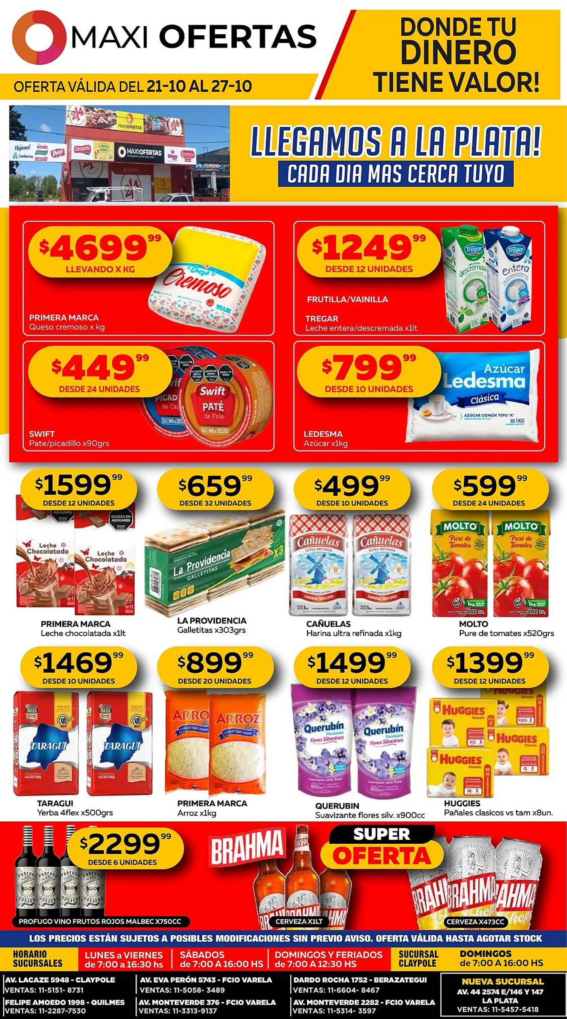 Ofertas de Catálogo Maxi Ofertas 21 de octubre al 27 de octubre 2024 - Página 1 del catálogo