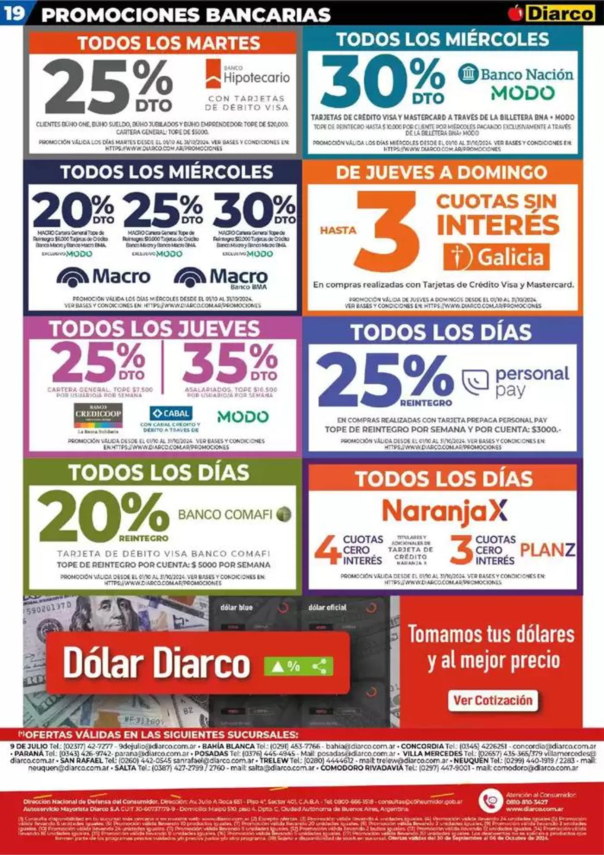 Ofertas de Diarco Ofertas Interior 1 30 de septiembre al 6 de octubre 2024 - Página 19 del catálogo