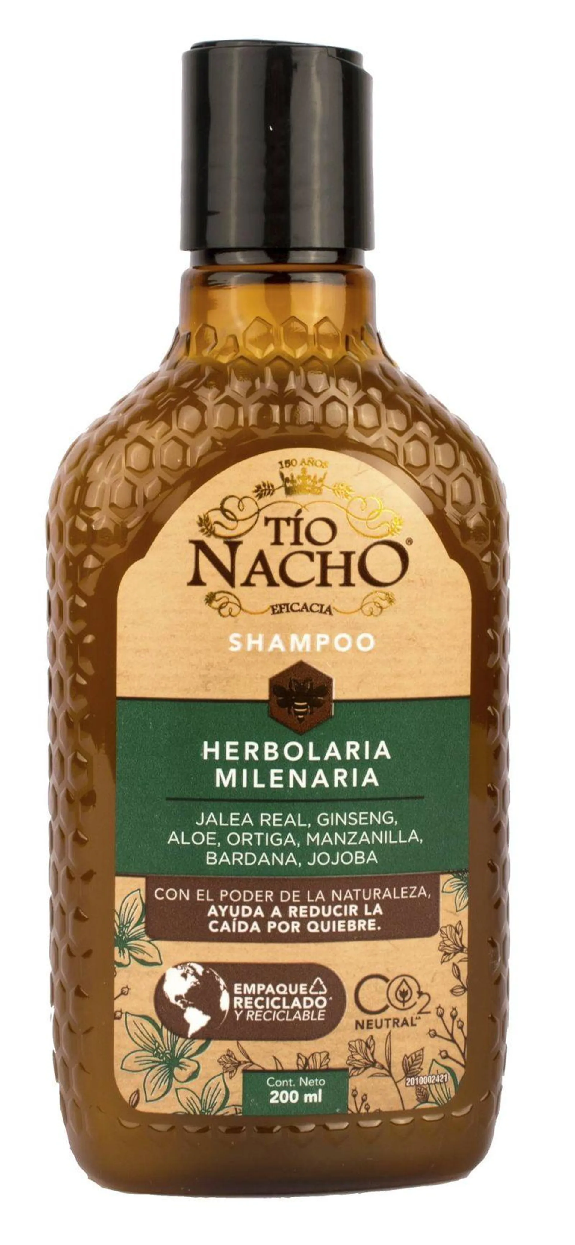 Shampoo Tío Nacho Herbolaria Milenaria 200ml