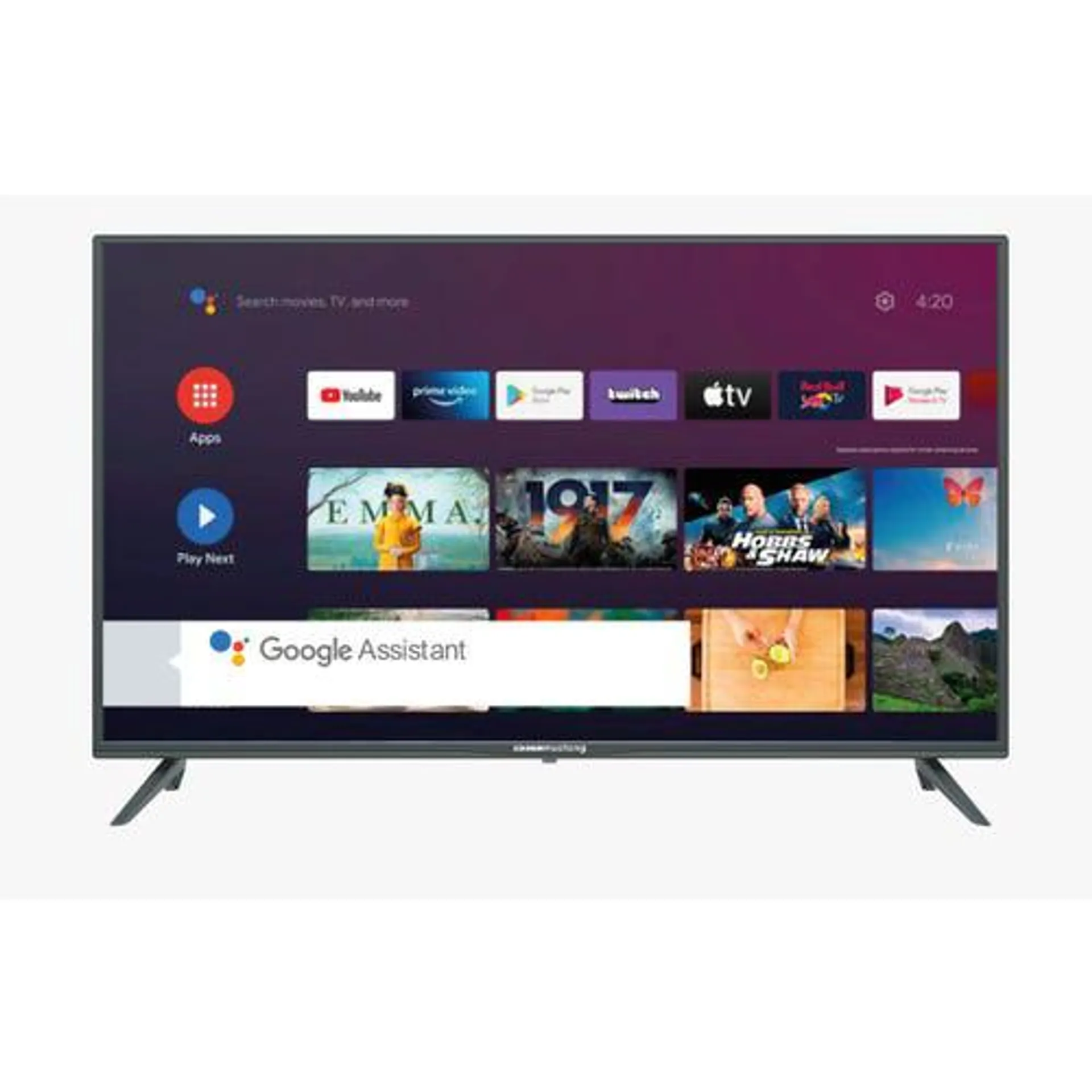 Smart TV LED 32" Crown Mustang CM-32MT005-2 HD Android TV Hey Google
