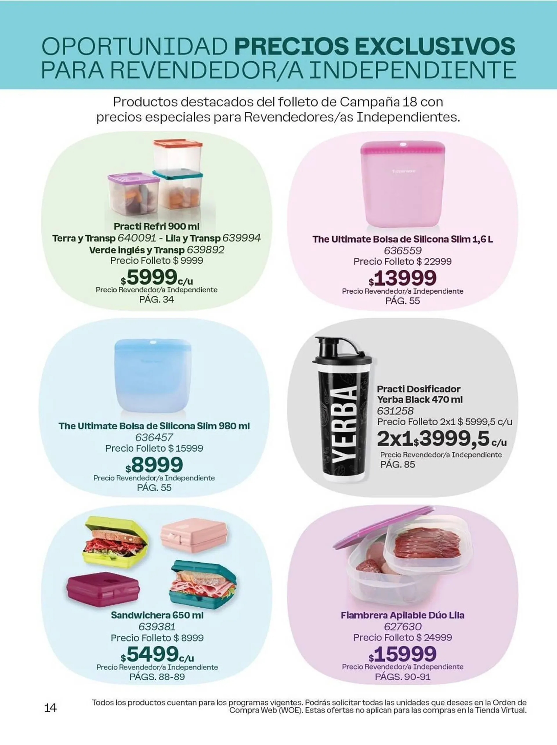 Ofertas de Catálogo Tupperware 25 de octubre al 8 de noviembre 2024 - Página 6 del catálogo