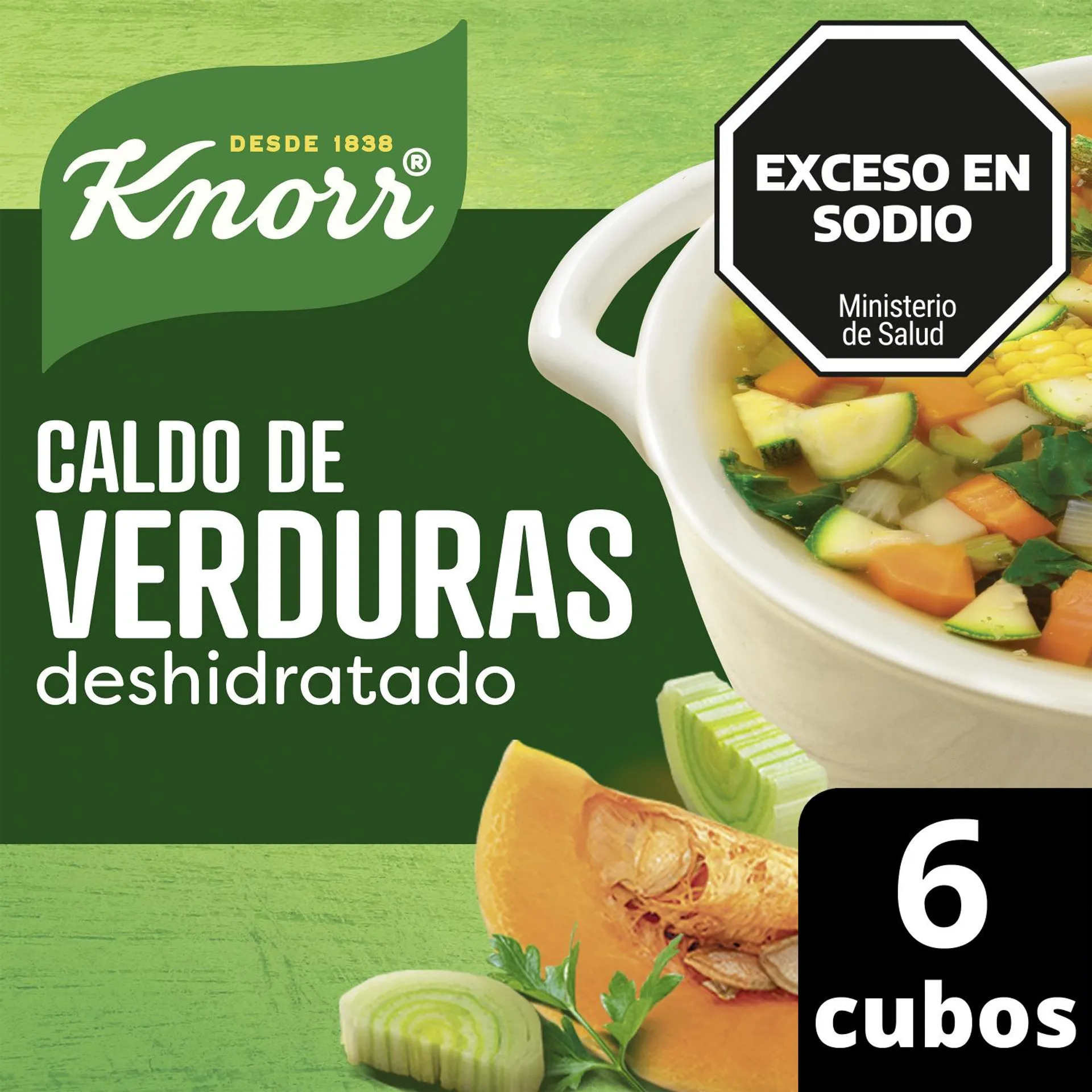 KNORR CALDO VERDURA X6U