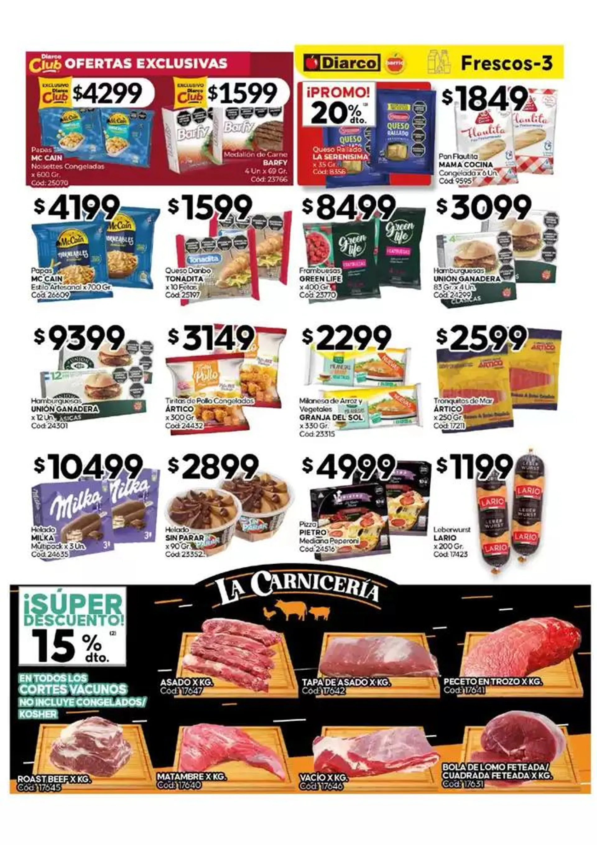 Ofertas de Ofertas Diarco Barrio 29 de septiembre al 4 de octubre 2024 - Página 3 del catálogo