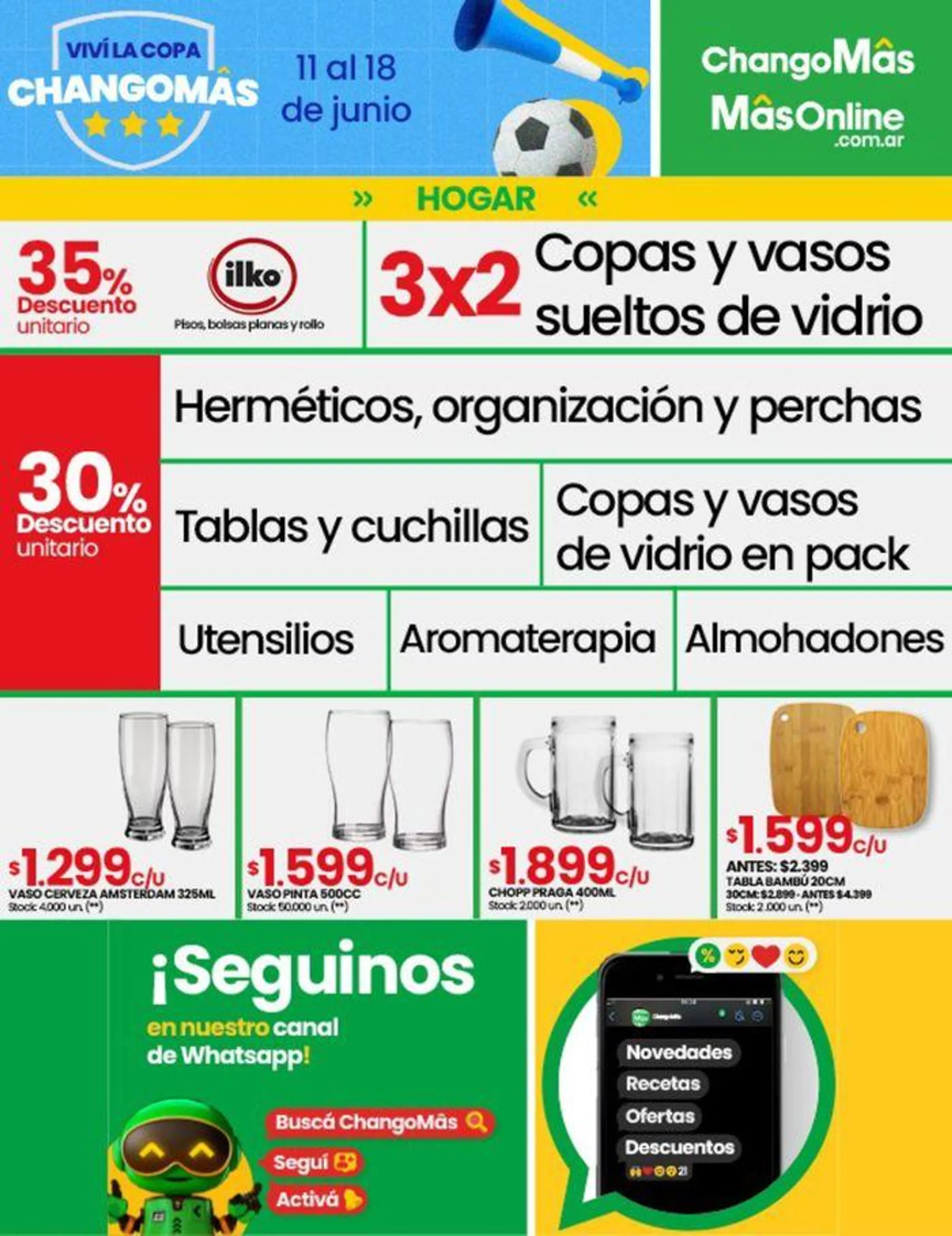 Ofertas de Catálogo Changomas 18 de junio al 18 de junio 2024 - Página 17 del catálogo