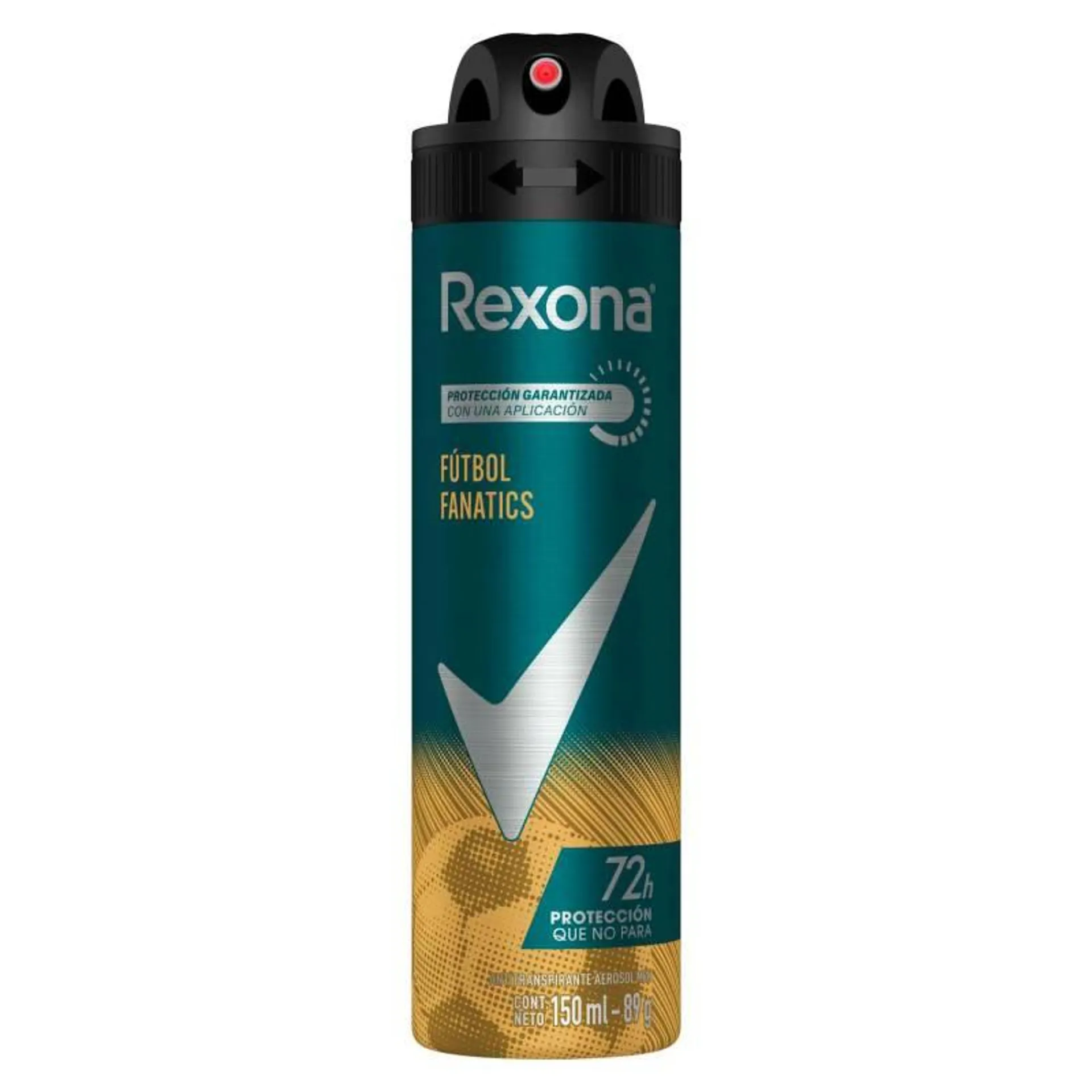 Antitranspirante Aerosol Futbol Fanatics Rexona x 150 cc.