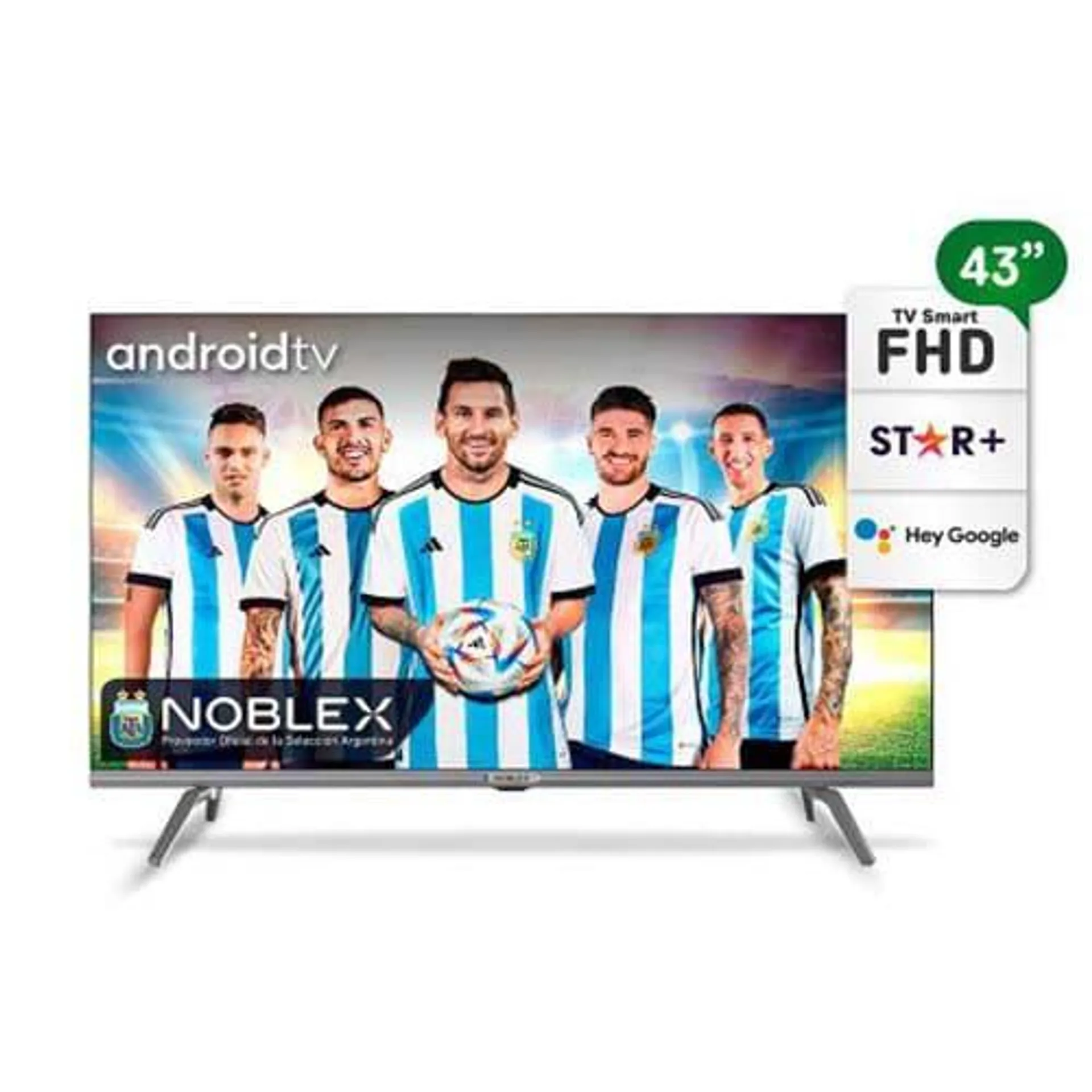 Televisor Smart Noblex DR43X7100 43″ Led Fhd Android Tv