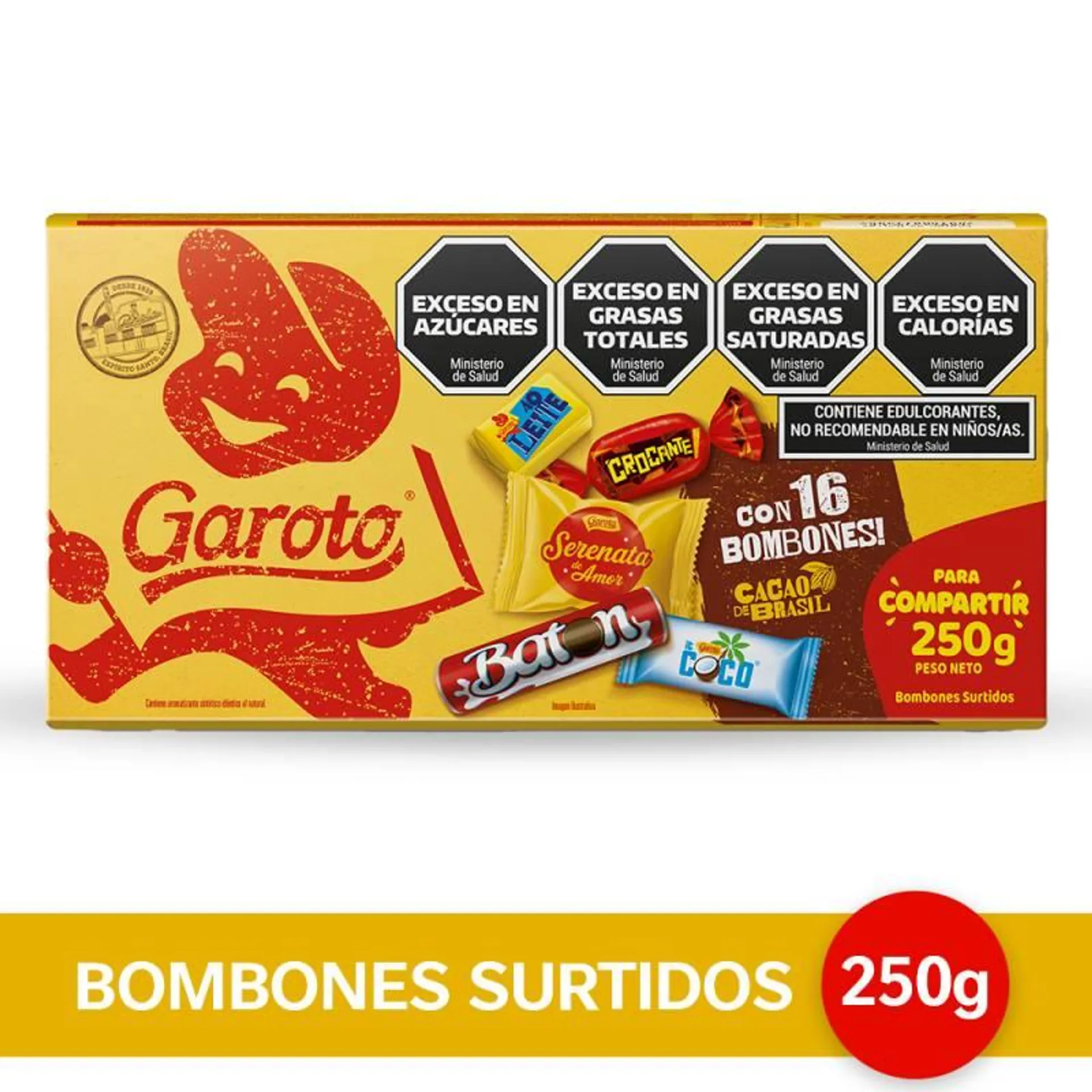 Garoto Bombones Surtidos Caja x 250g.