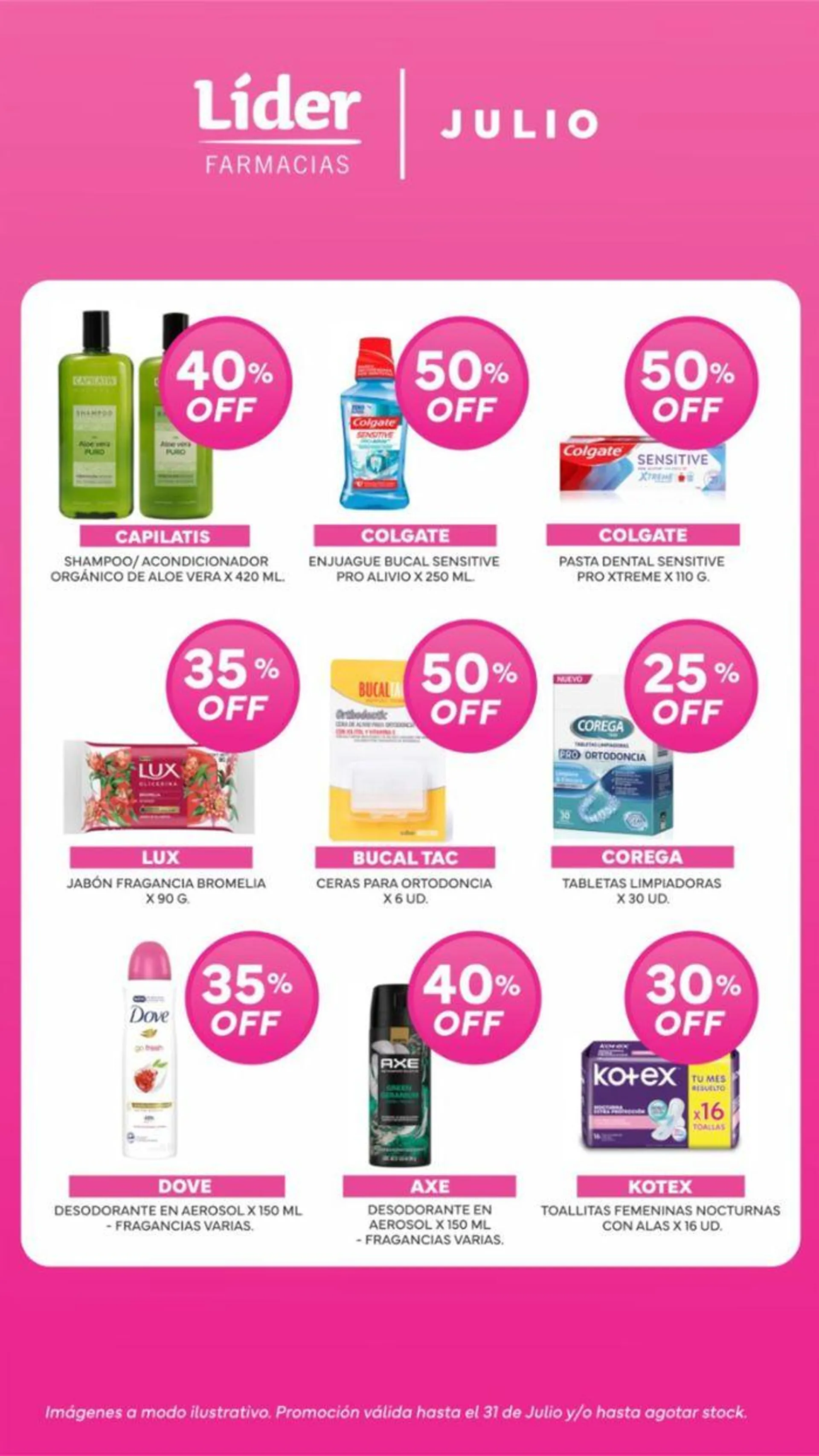 Promociones Julio Farmacias Líder - 1