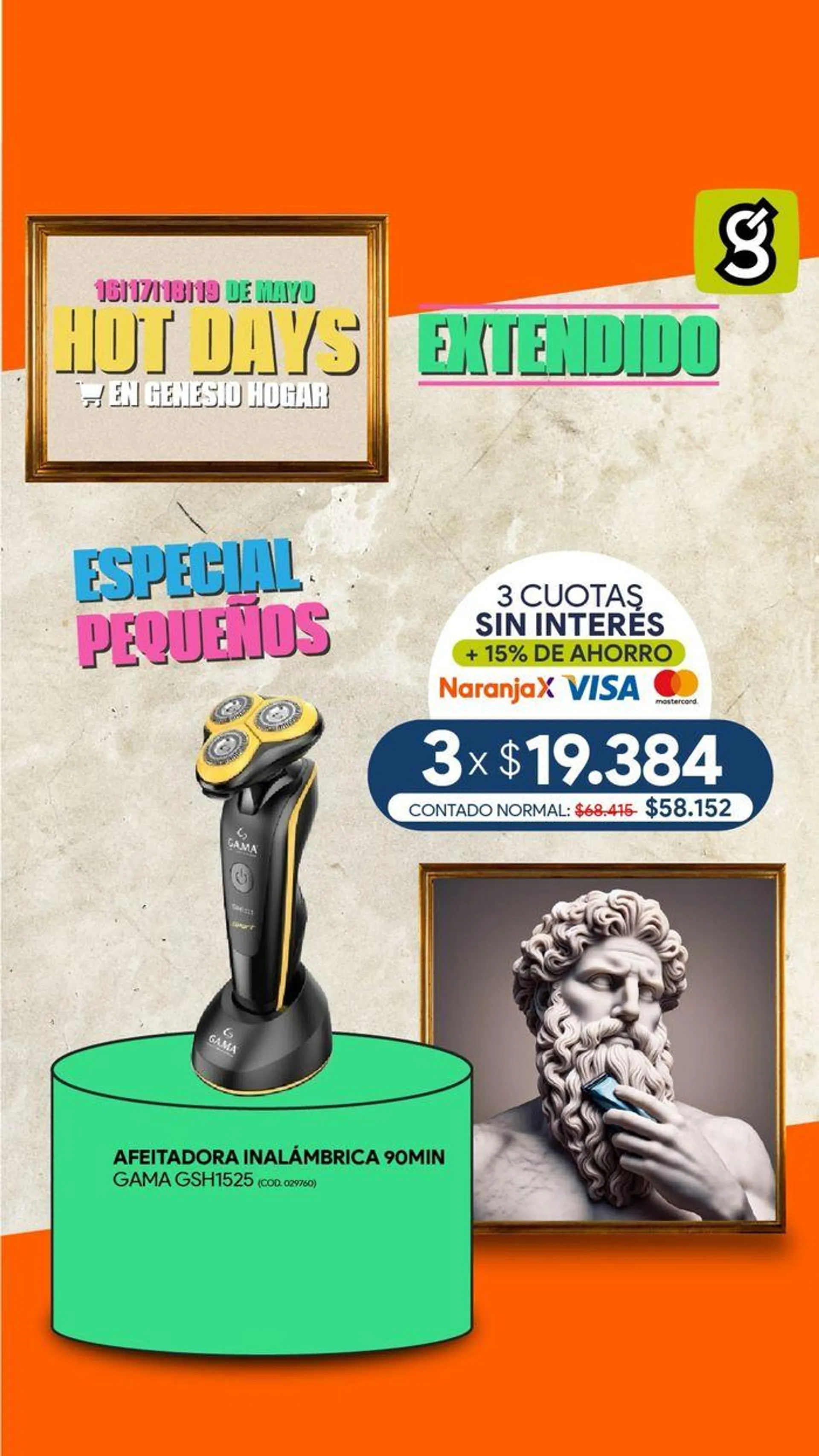 Ofertas de Catálogo Genesio Hogar - Hot Days Extendido! 17 de mayo al 19 de mayo 2024 - Página 6 del catálogo