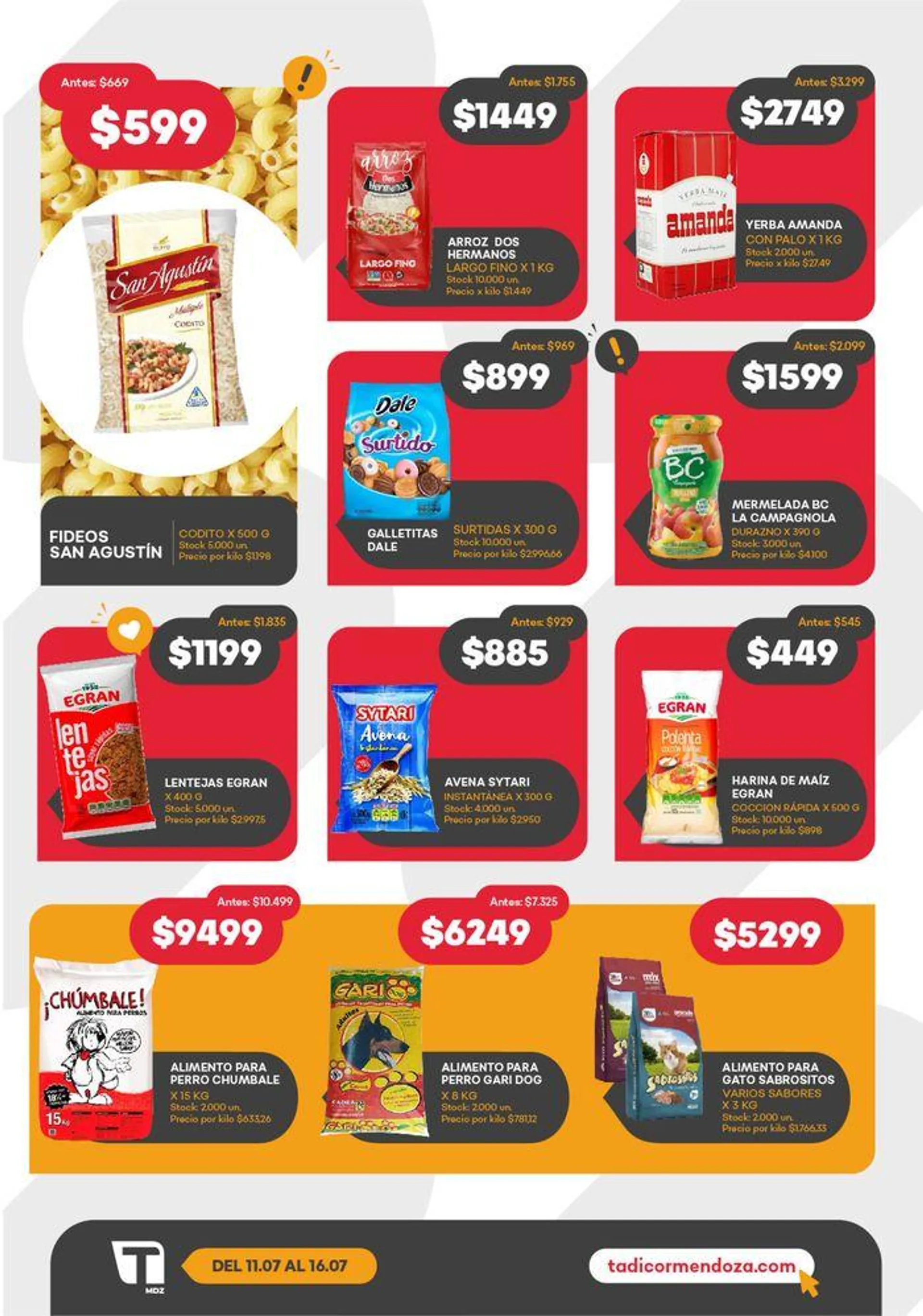 Ofertas de Ofertas Supermercados Tadicor 11 de julio al 16 de julio 2024 - Página 2 del catálogo