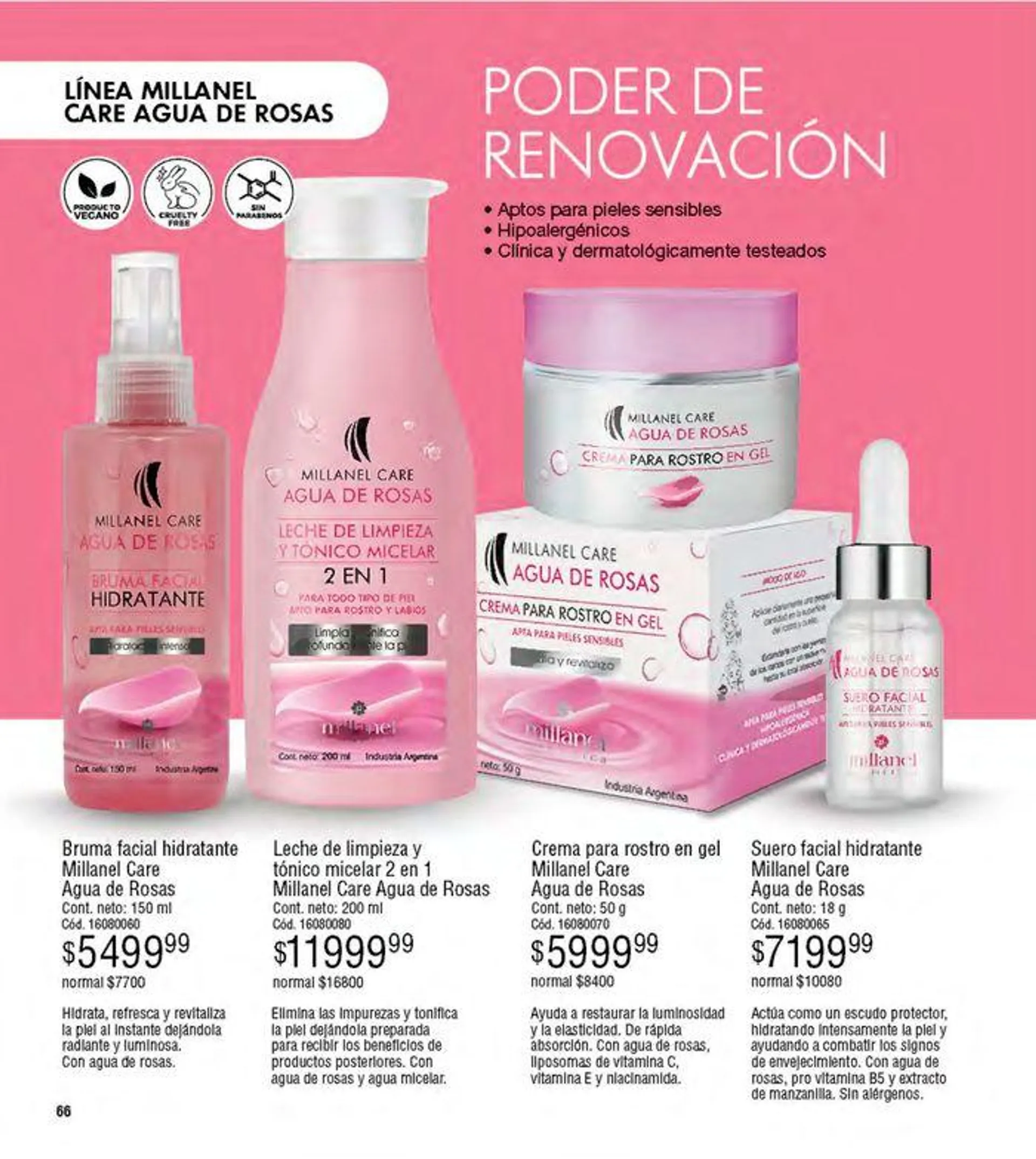 Ofertas de Catálogo Cosmeticos Millanel C8/24 5 de julio al 28 de julio 2024 - Página 66 del catálogo