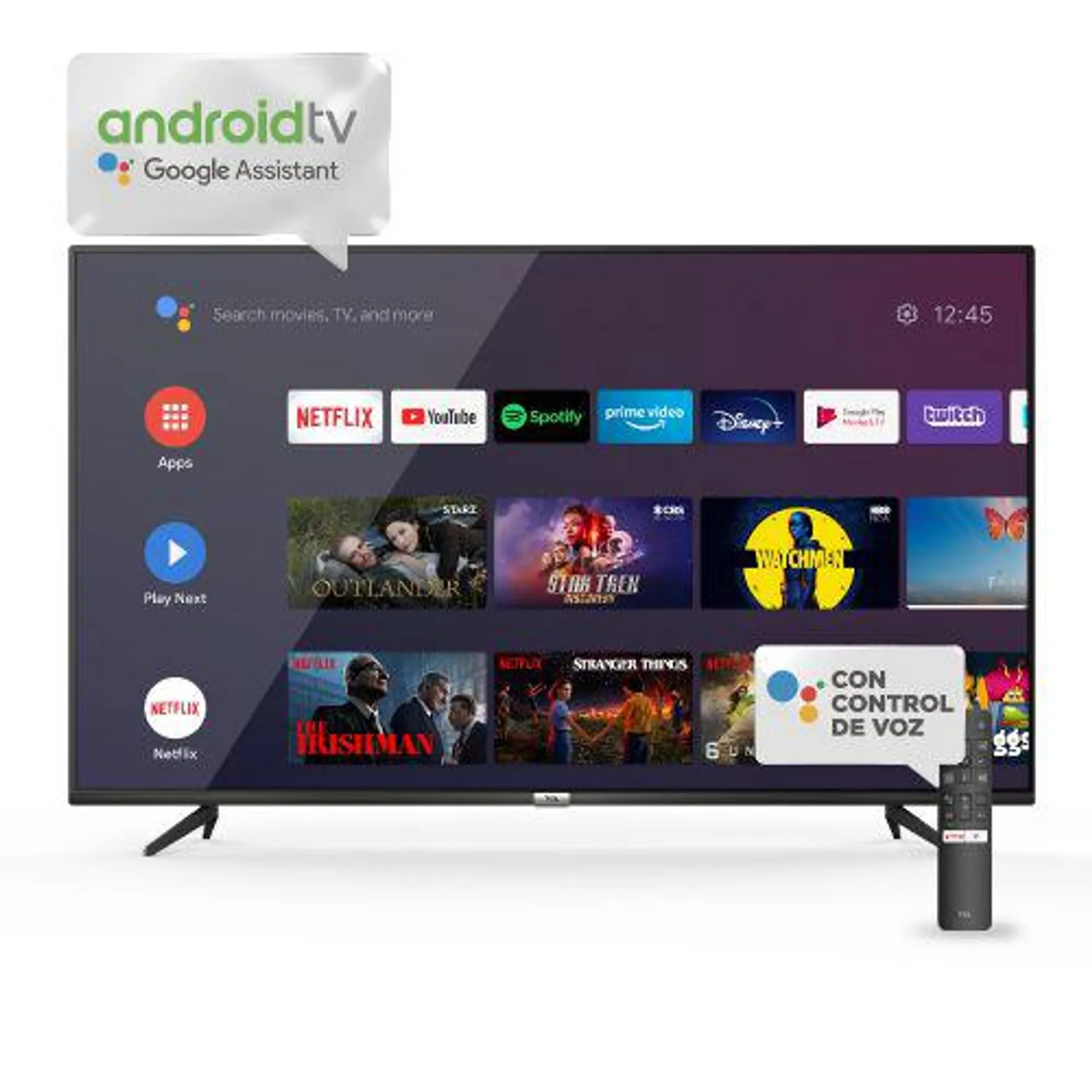 Televisor Smart TCL L50P615 50″ Ultra HD 4K Android
