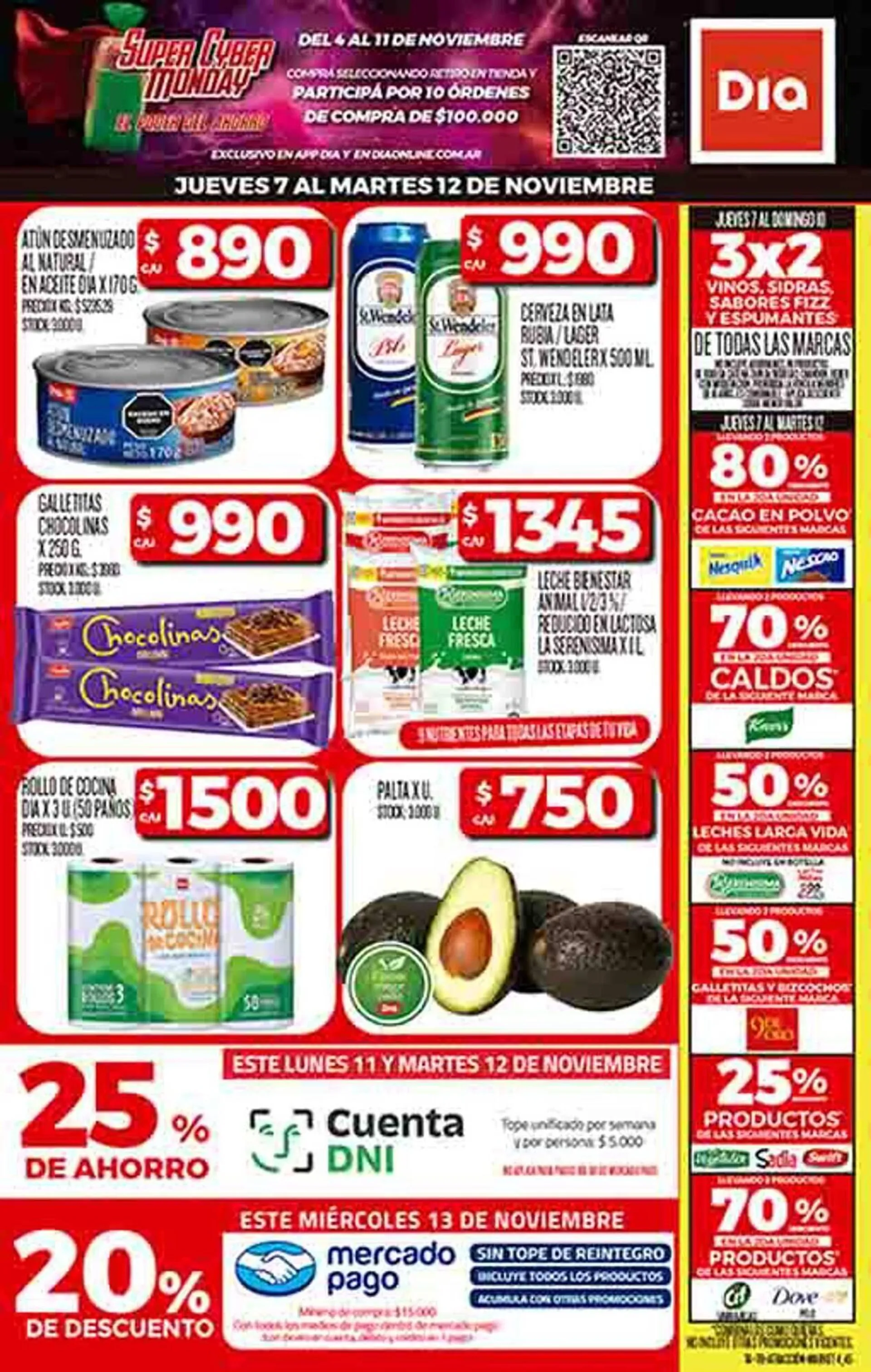 Ofertas de Catálogo Supermercados DIA 8 de noviembre al 22 de noviembre 2024 - Página 1 del catálogo