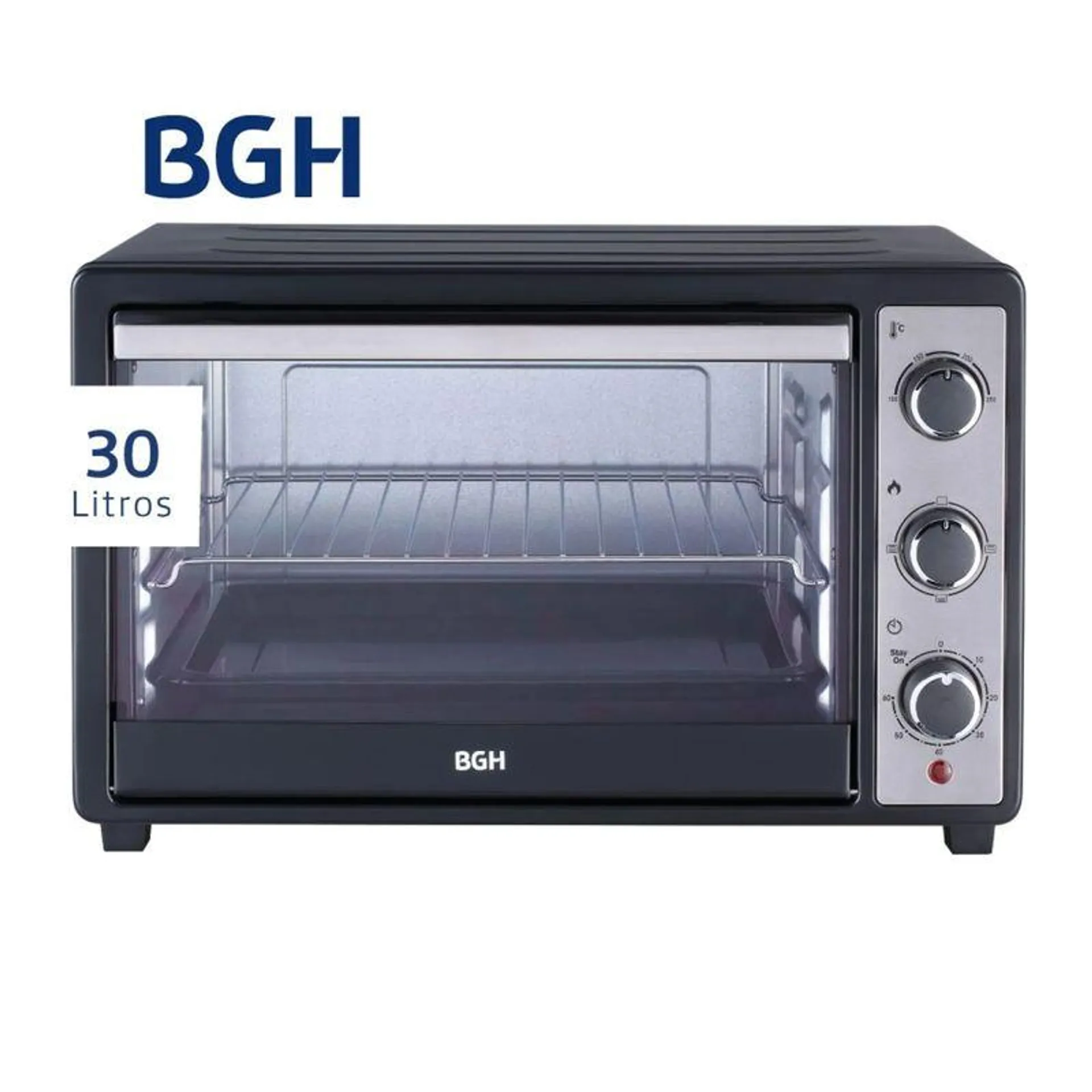 Horno Eléctrico BGH 30lts Bhe30m23n 1500w Timer