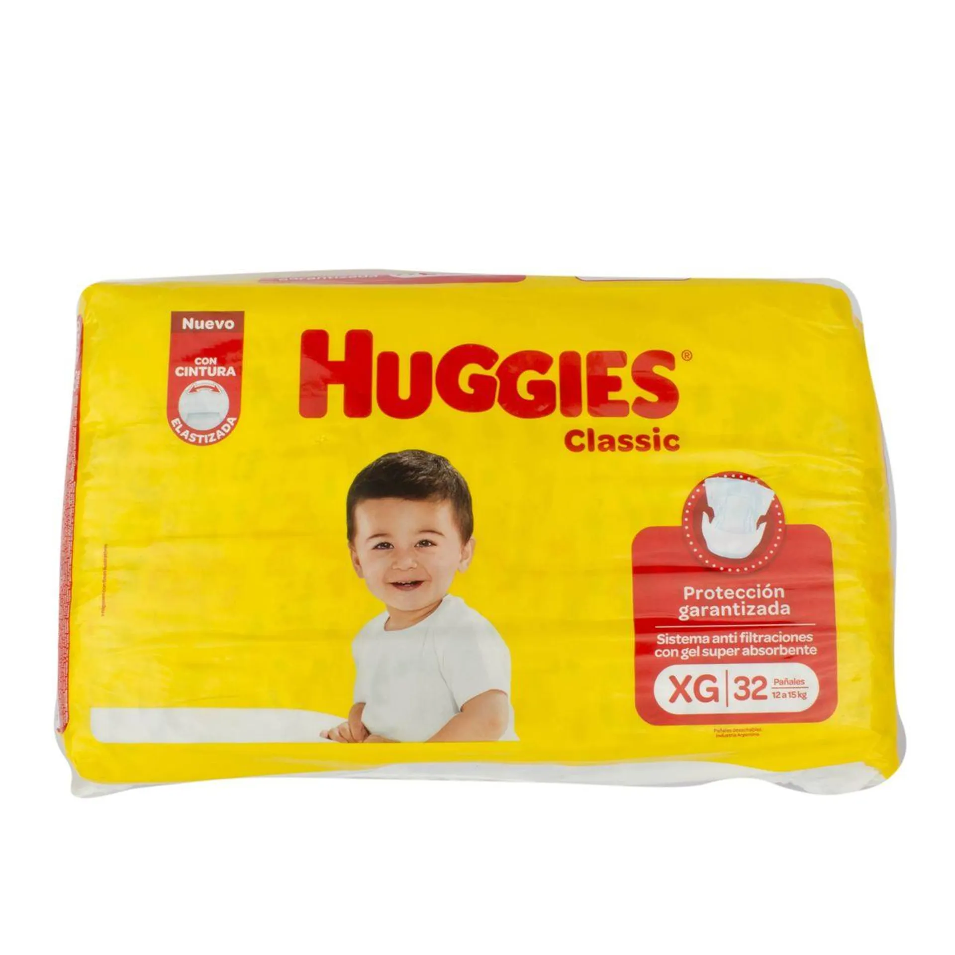 Pañales Bebés Huggies XG Classic Jumbo 32