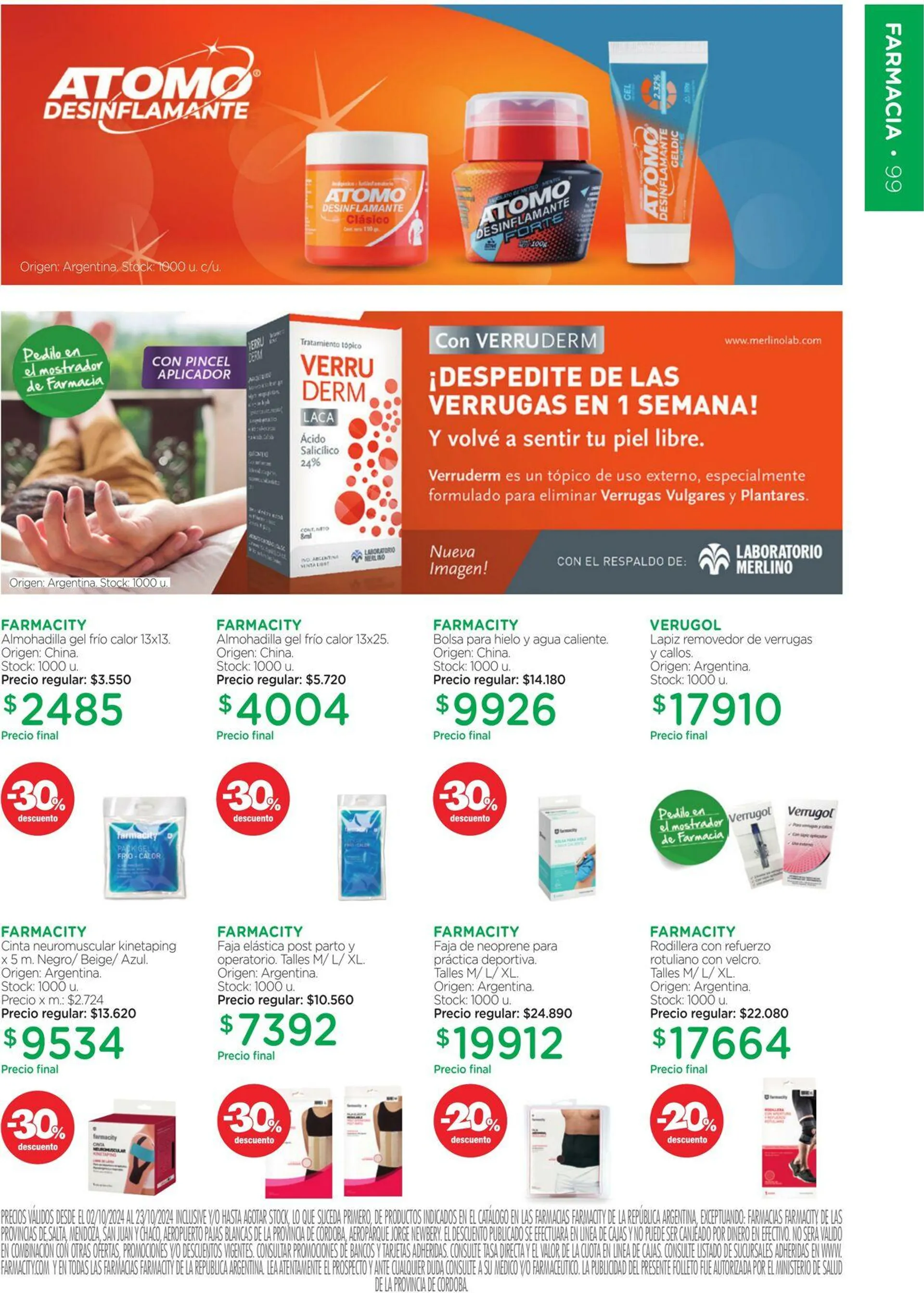 Ofertas de Farmacity 1 de octubre al 31 de octubre 2024 - Página 99 del catálogo