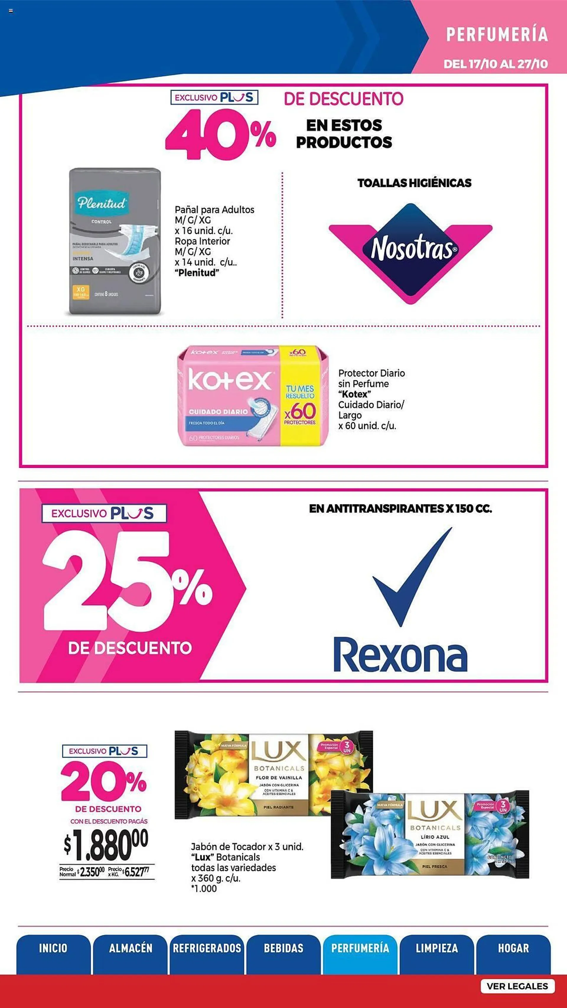 Ofertas de Catálogo La Anonima 17 de octubre al 27 de octubre 2024 - Página 25 del catálogo