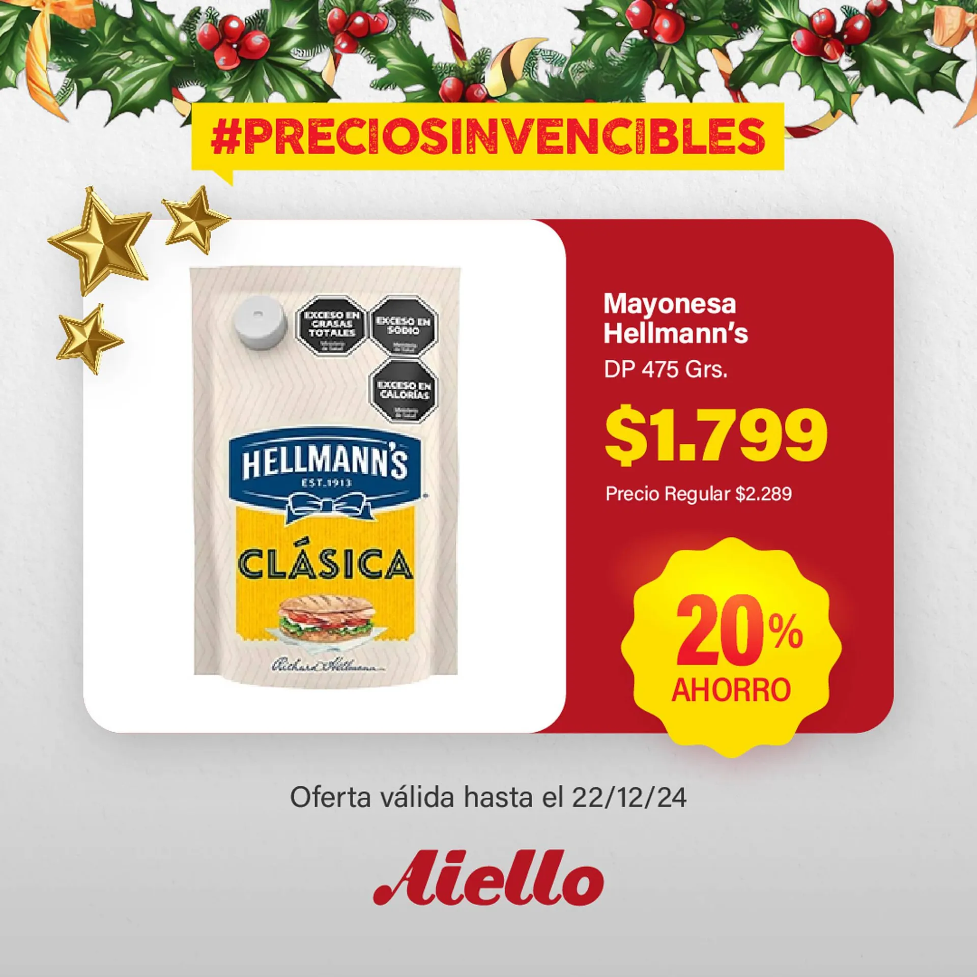 Ofertas de Catálogo Supermercados Aiello 6 de diciembre al 22 de diciembre 2024 - Página 2 del catálogo