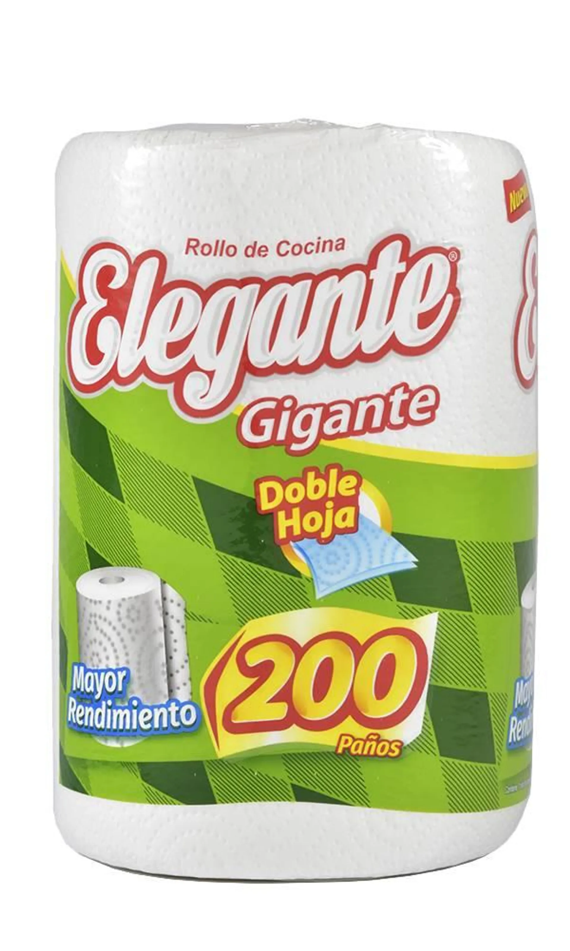 Rollo de Cocina Elegante Blanco 200 Paños