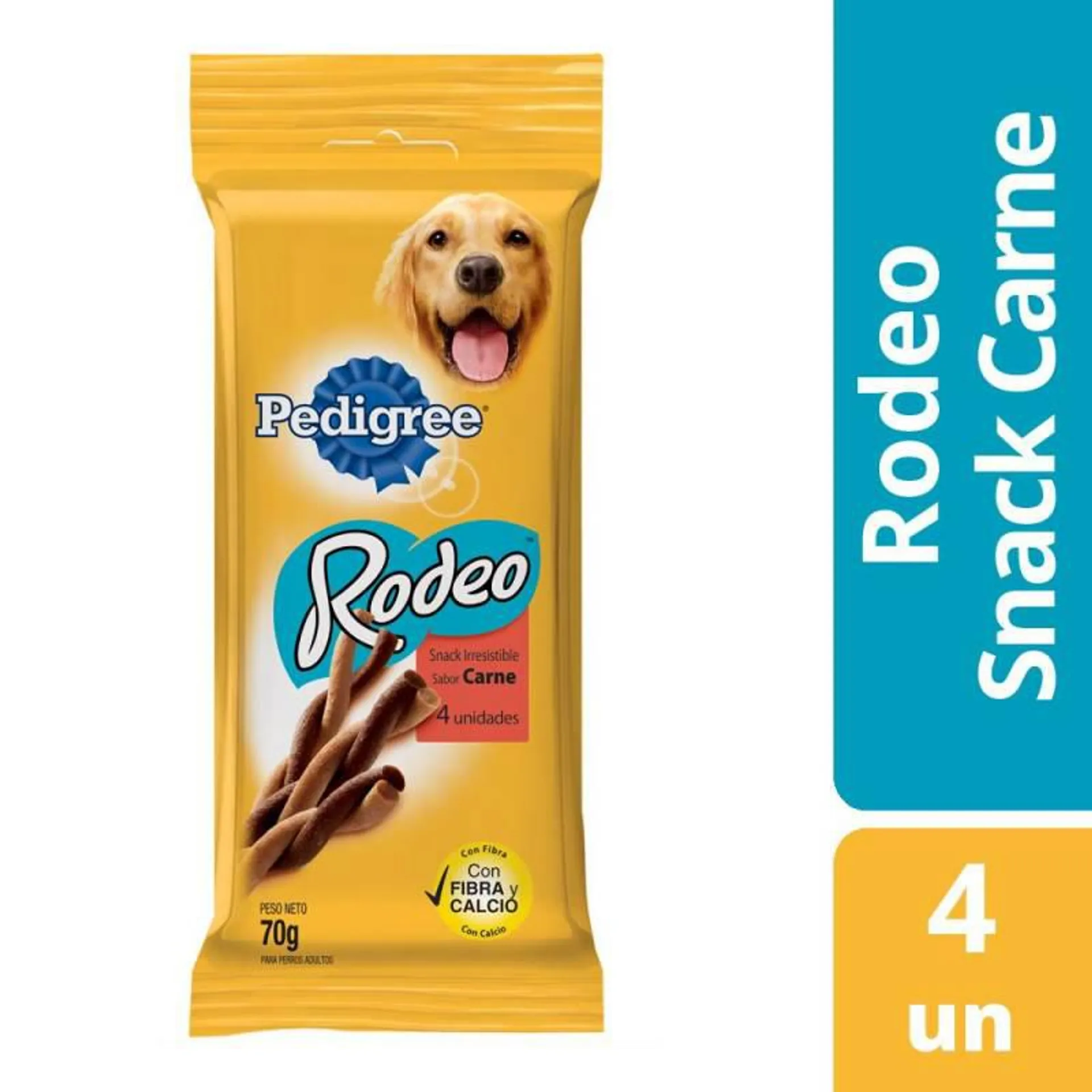 Snack Rodeo Sabor Carne Pedigree x 4 Un.