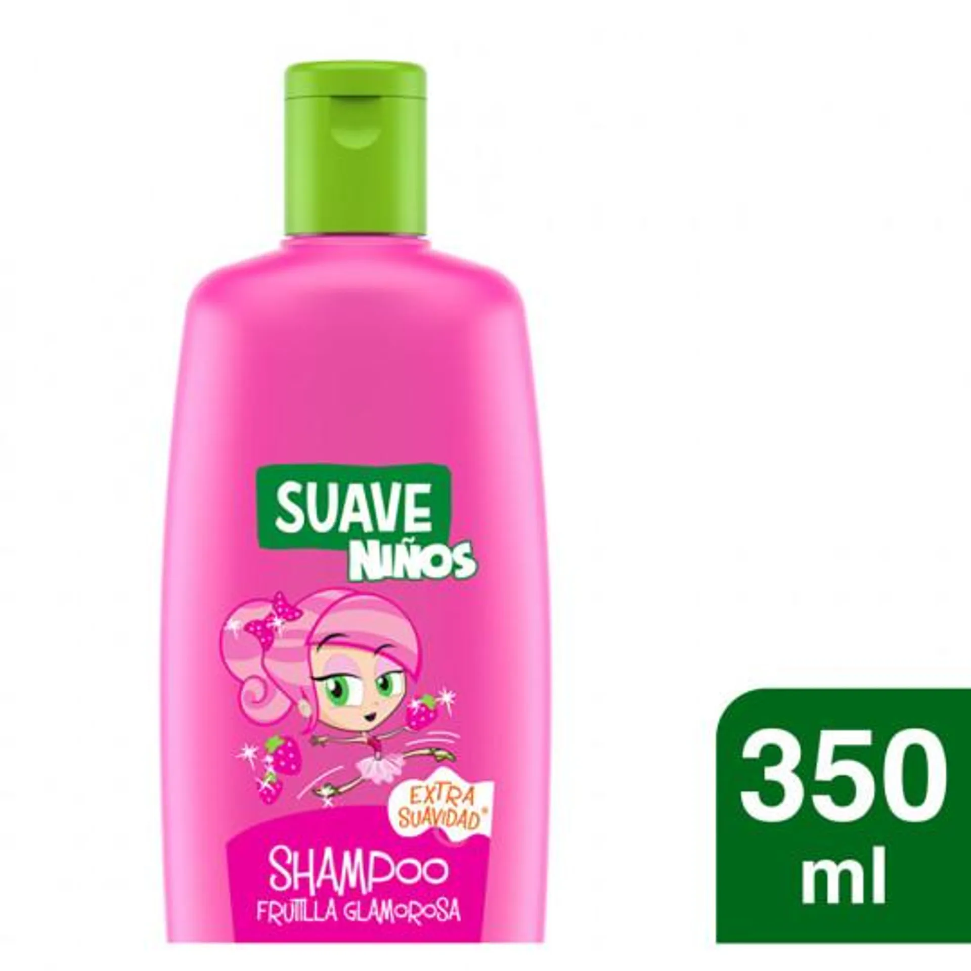 SHAMPOO INFANT. SUAVE FRUTILLA GLAMOR 350 ML.