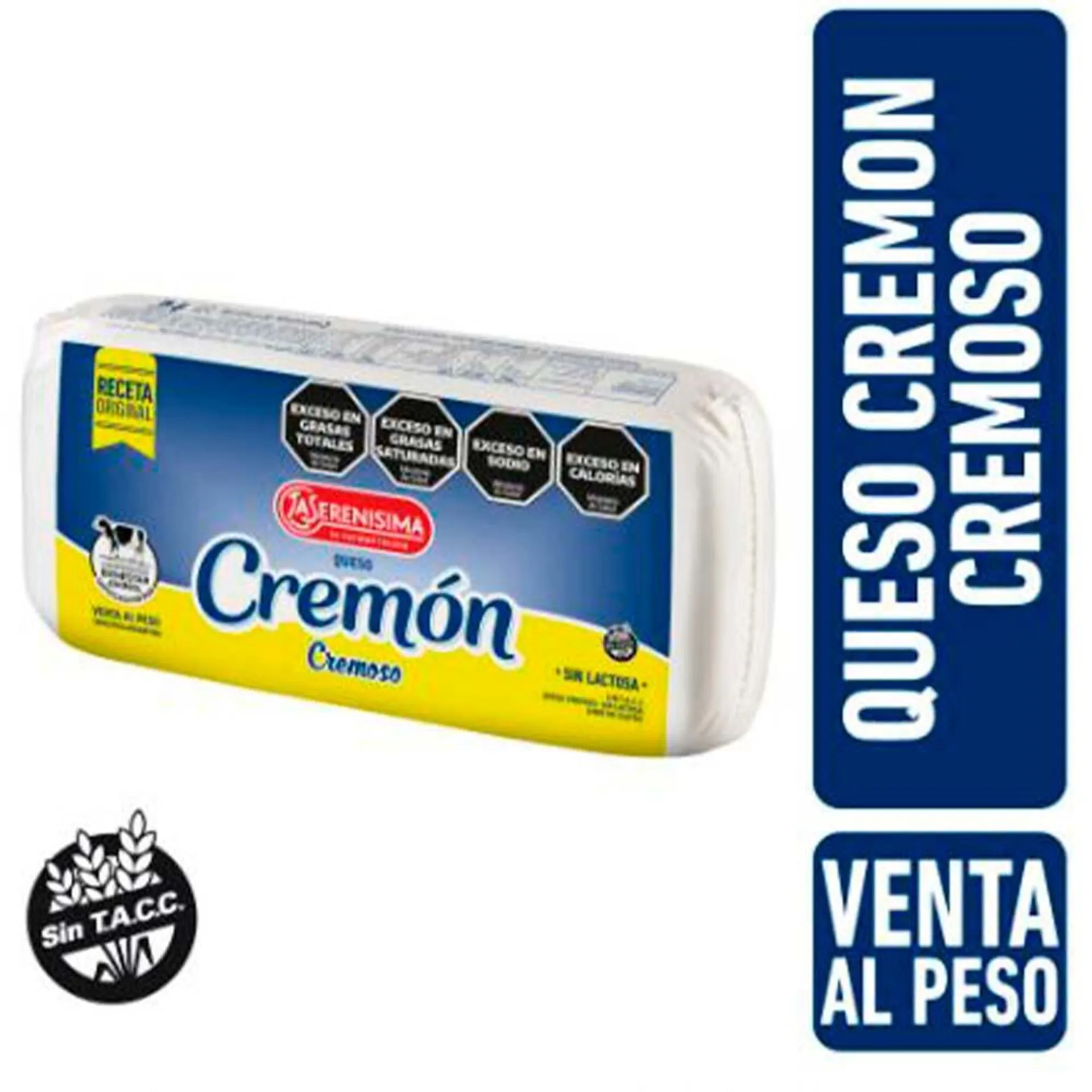 Queso Cremon Cremoso La Serenisima Fraccionado Aprox 1 Kg