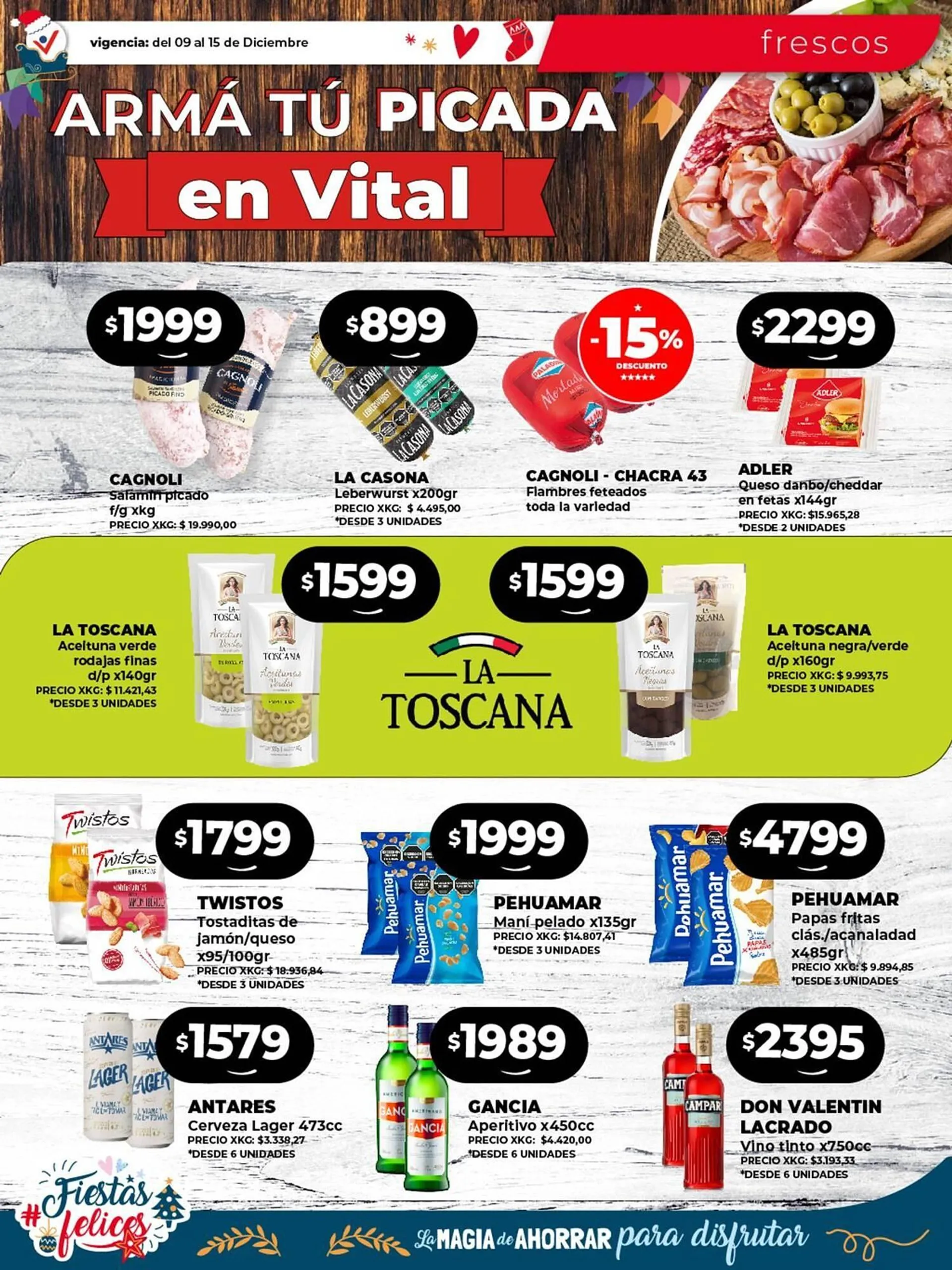 Ofertas de Catálogo Supermayorista Vital 9 de diciembre al 15 de diciembre 2024 - Página 32 del catálogo