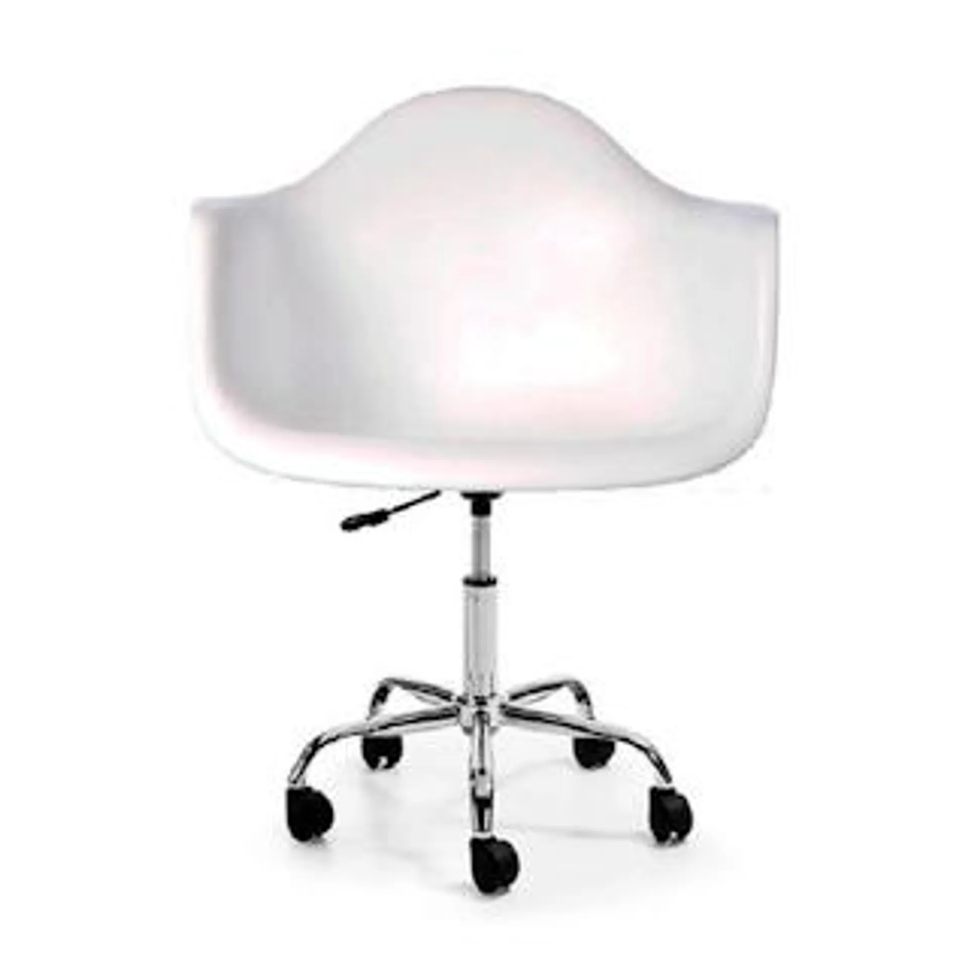 Silla Escri Garden Life F901900 Eames C/Ruedas Bca.