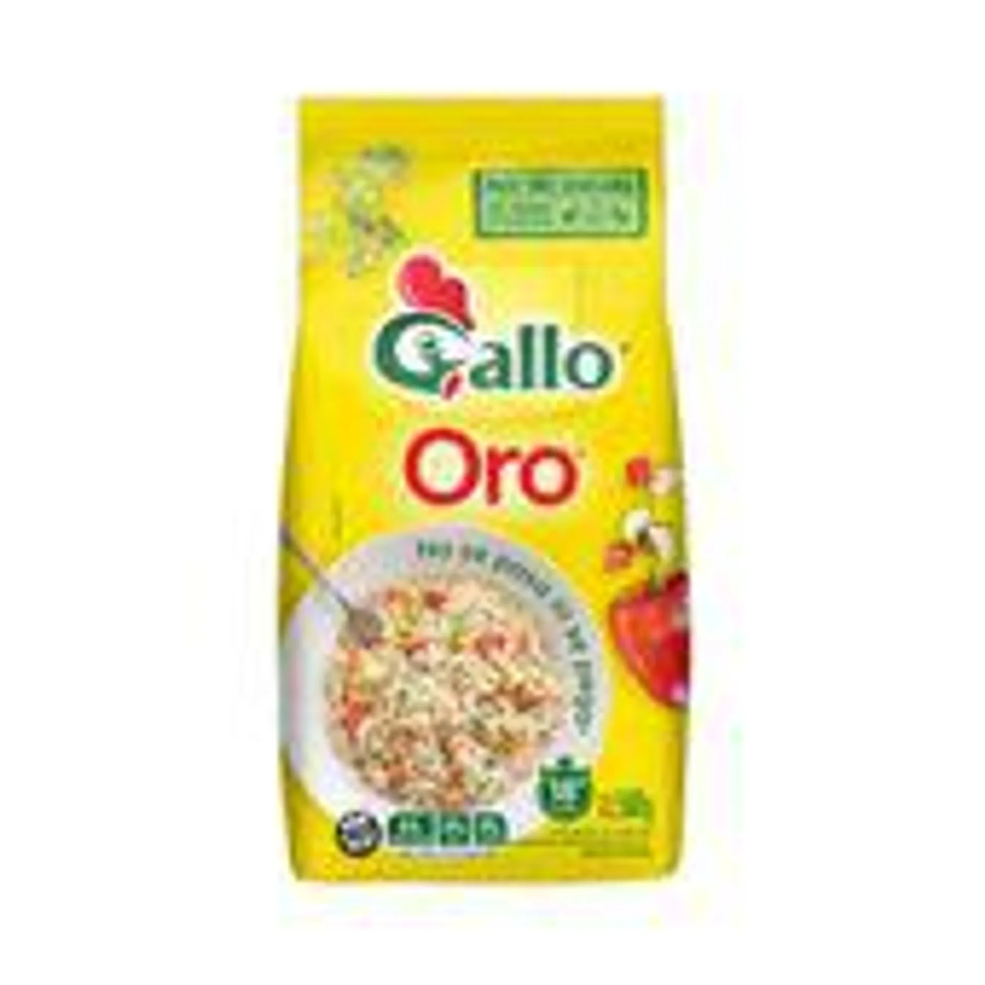 Arroz parboil Gallo oro en bolsa 500 g.