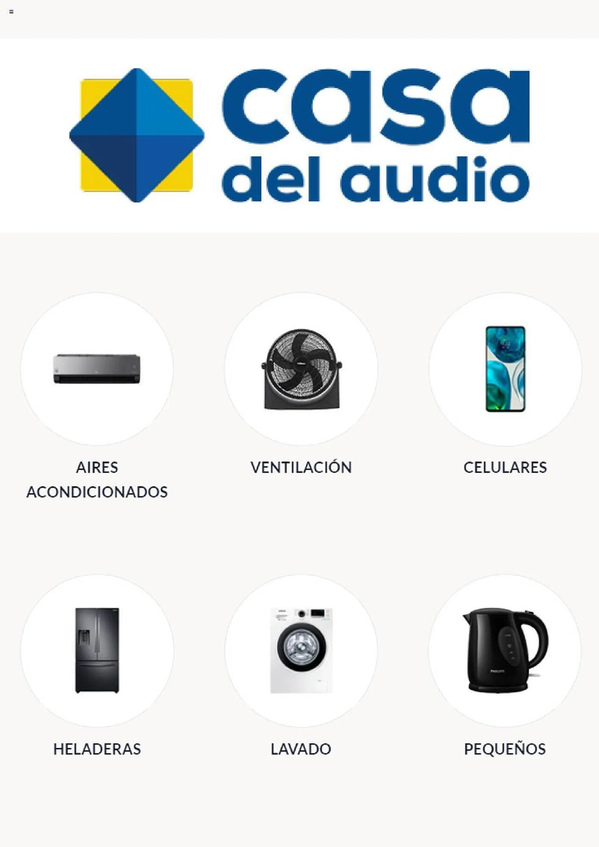 Catálogo Casa del Audio - 1