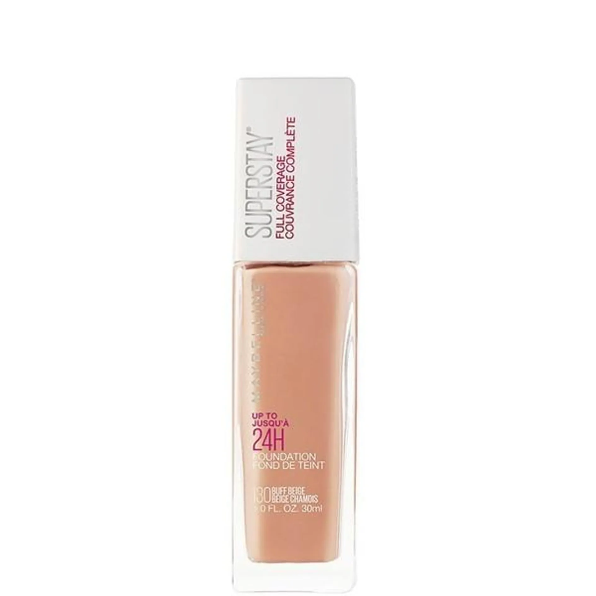 Maybelline Base De Maquillaje Super Stay 24hs Full Coverage 30ml | 130 Beige Buff