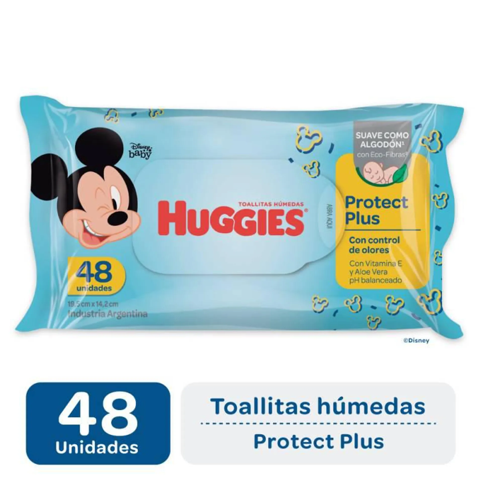 Toallitas HÃºmedas Protect Plus Huggies x 48 Un.