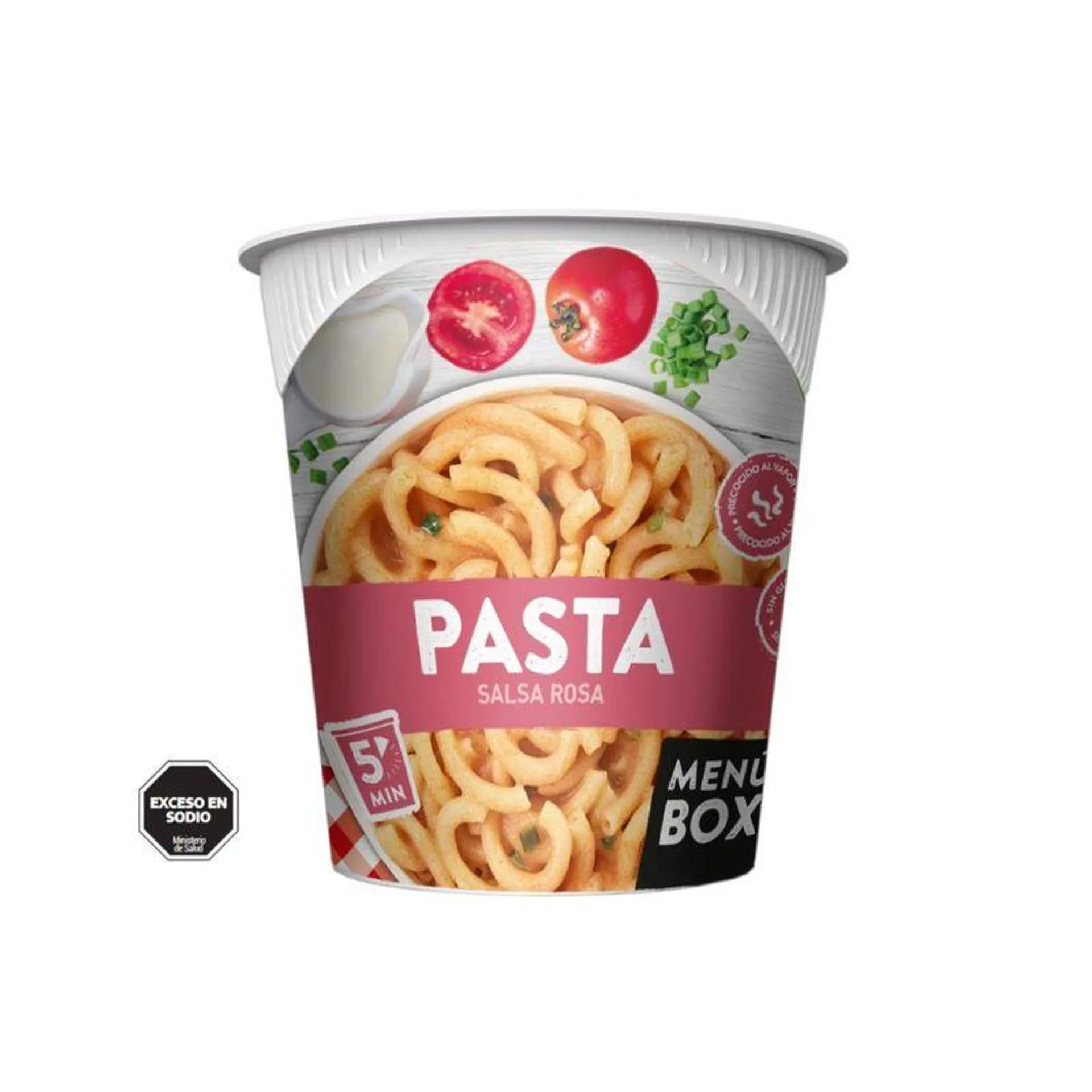 Pasta Mbox Rosa Vaso Menu Box 64 Gr.