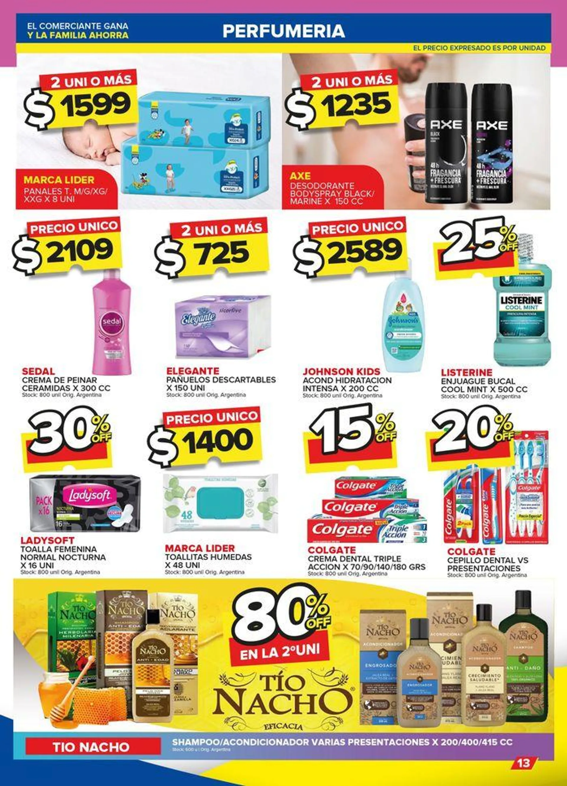 Ofertas de OFERTAS SEMANALES - BARRIO 8 de julio al 14 de julio 2024 - Página 13 del catálogo