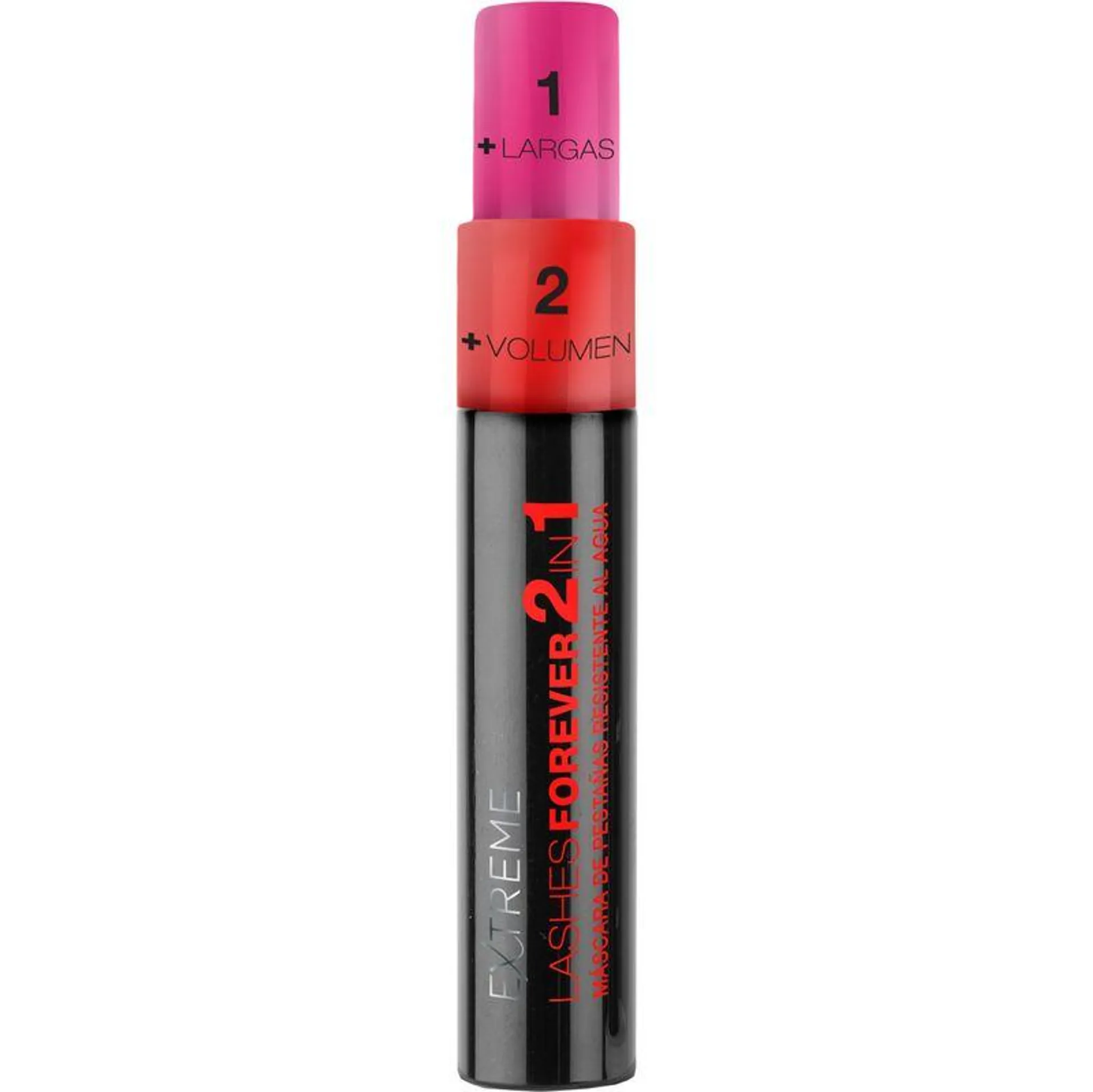 Máscara de Pestañas Extreme 2 en 1 Black x 9 g