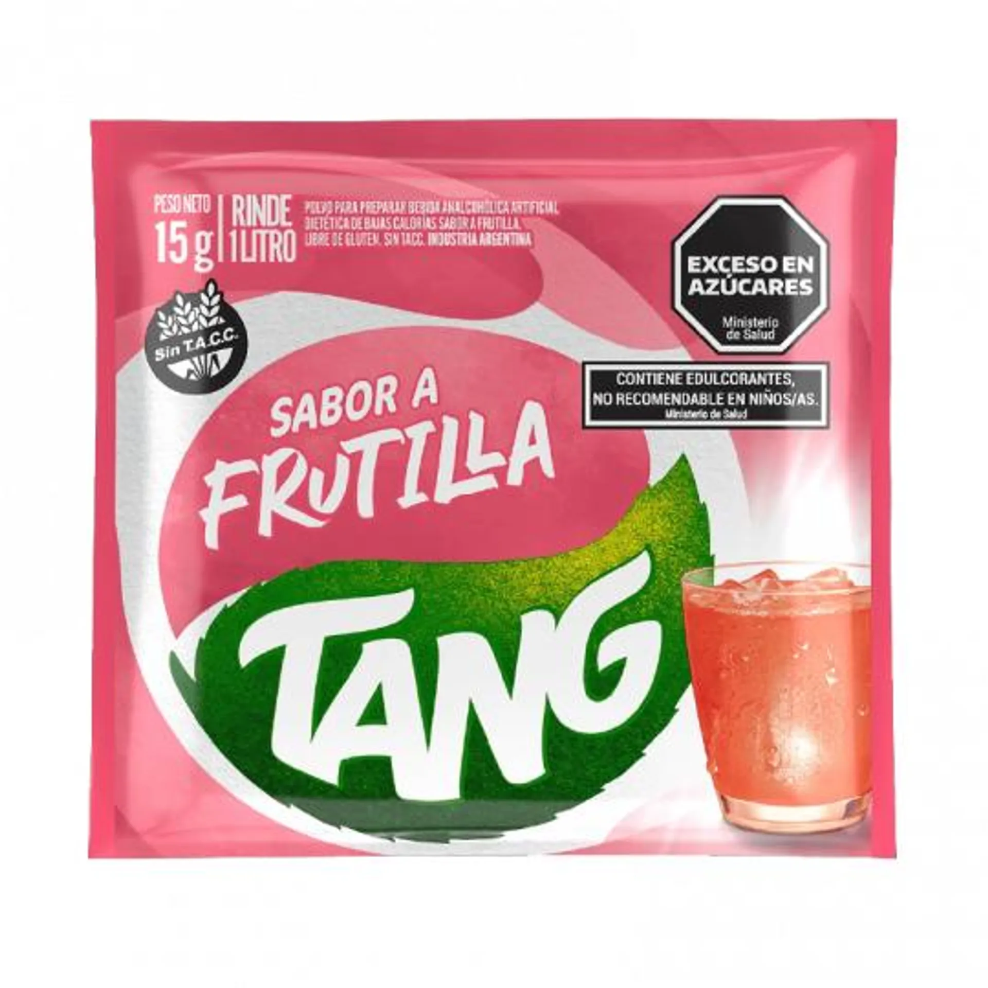 JUGO EN POLVO TANG FRUTILLA 12X20 15 GRS