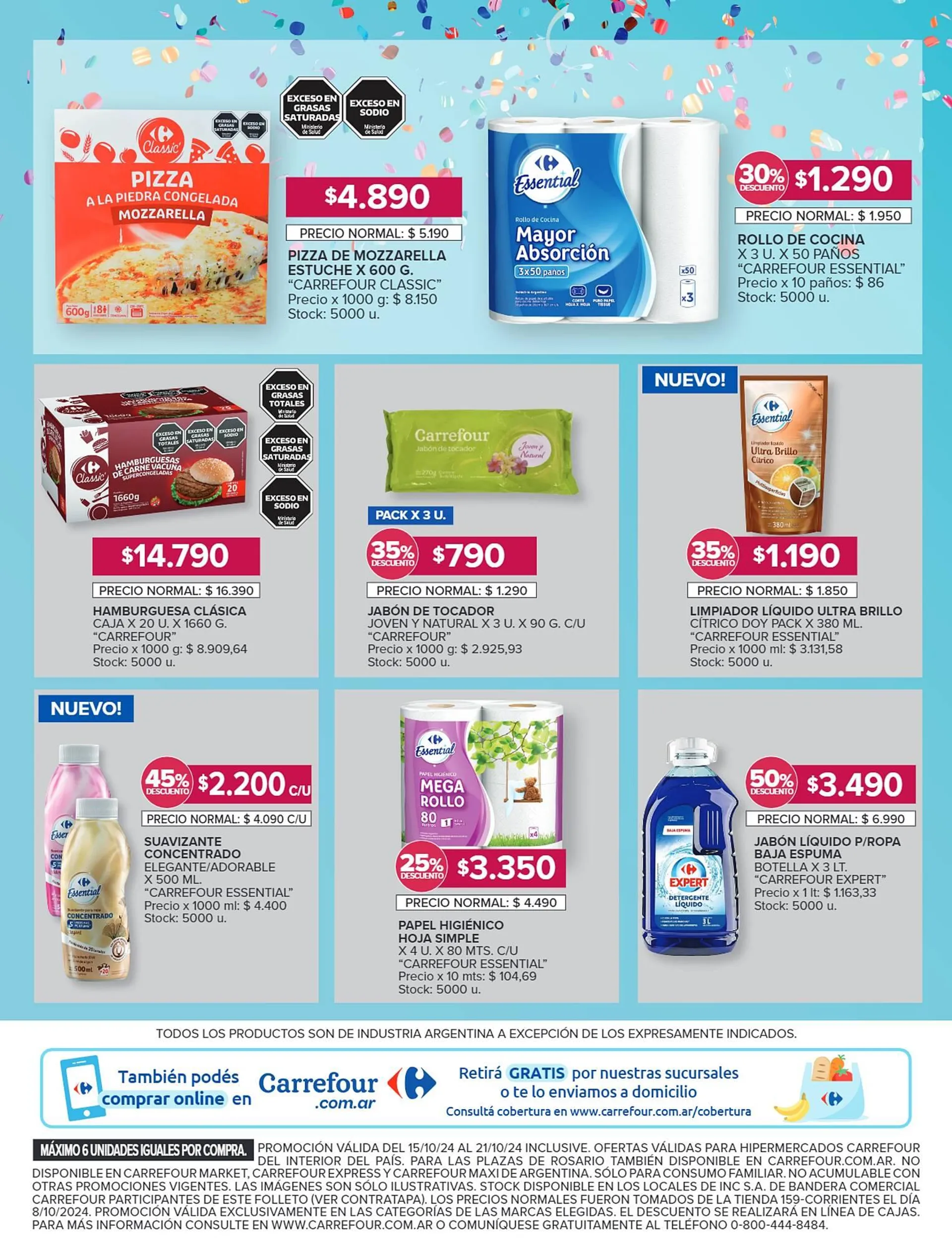 Ofertas de Catálogo Carrefour 15 de octubre al 21 de octubre 2024 - Página 14 del catálogo