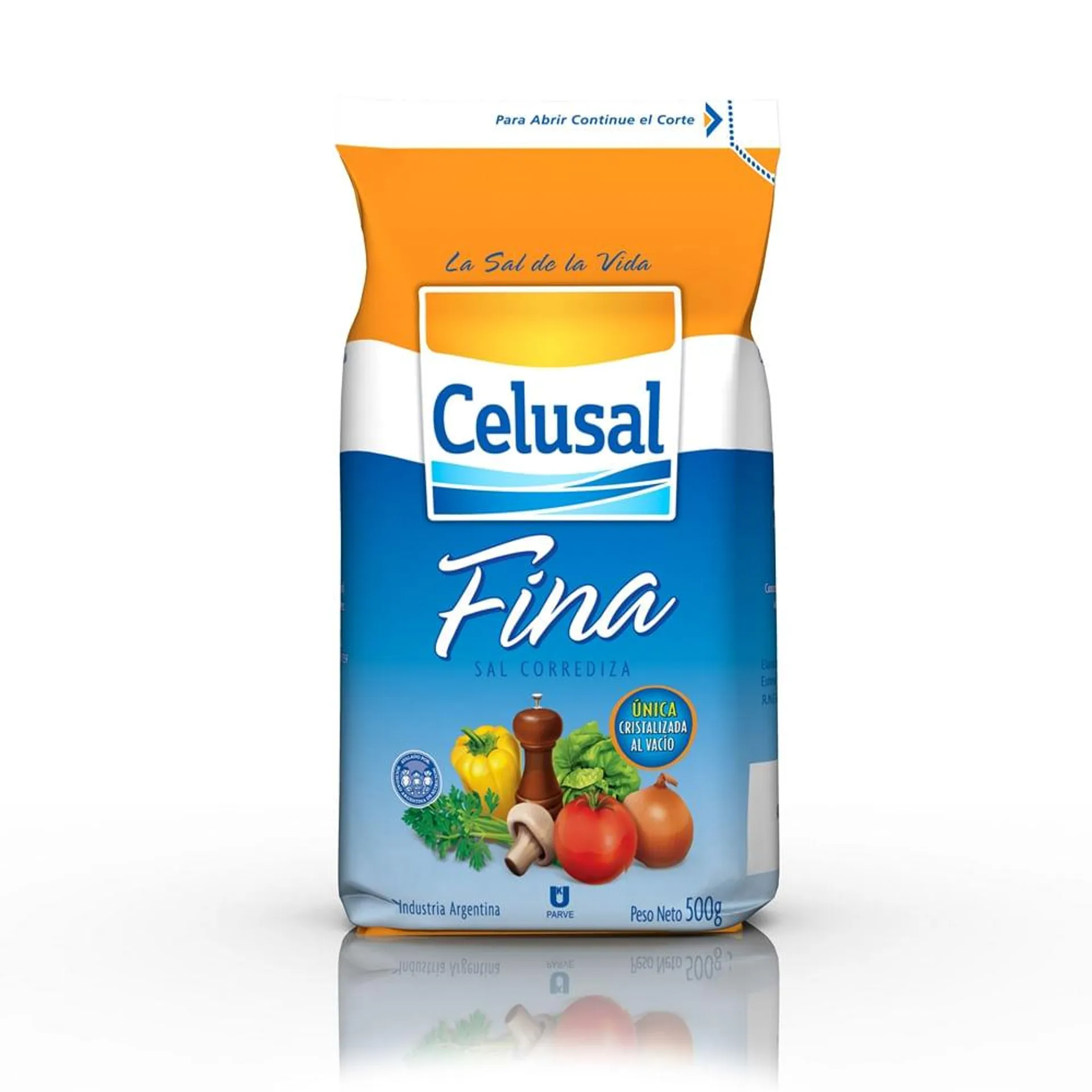 Sal Fina en Paquete Celusal 500 Gr.