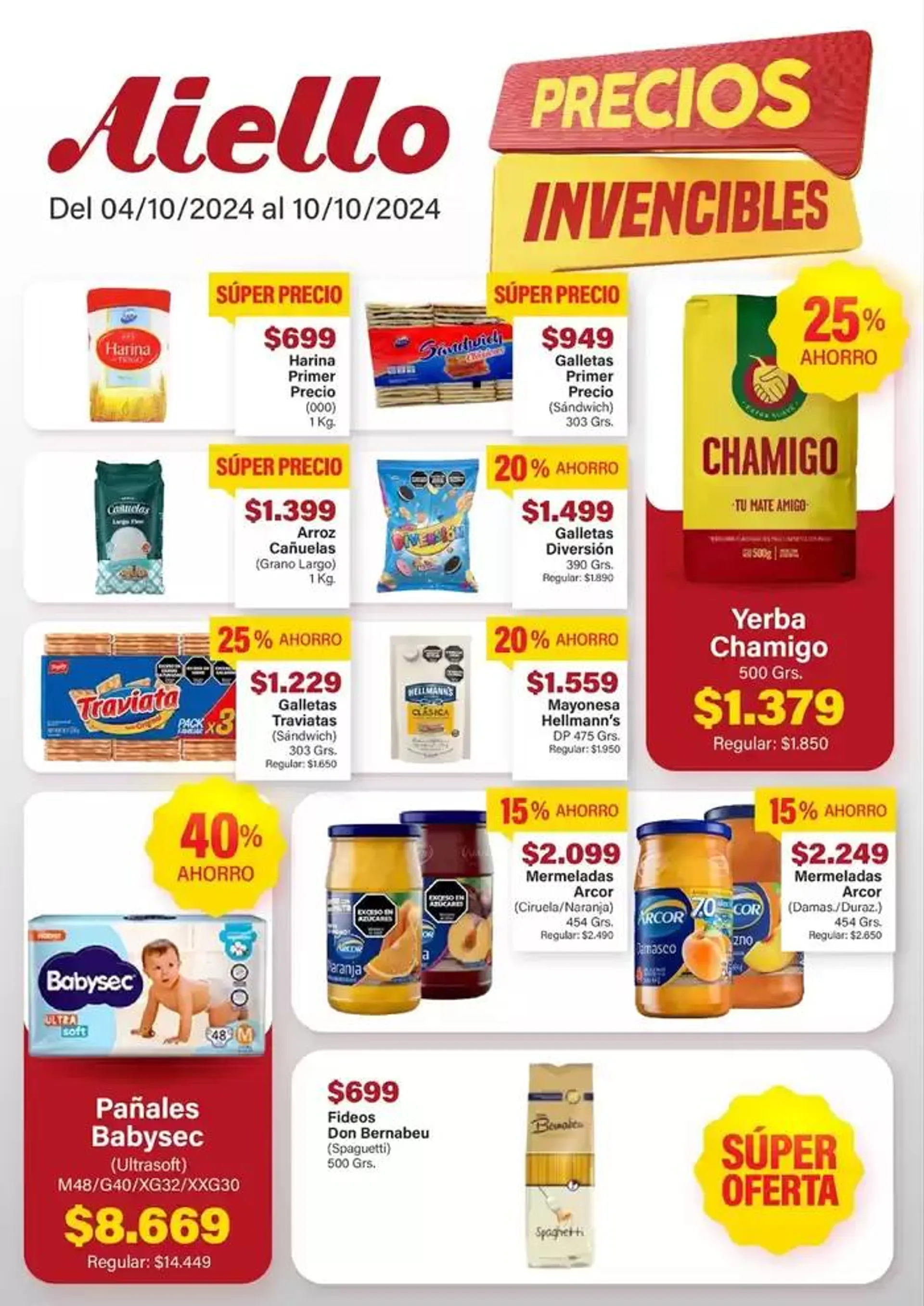 Ofertas de Ofertas Supermercados Aiello 11 de octubre al 25 de octubre 2024 - Página 7 del catálogo