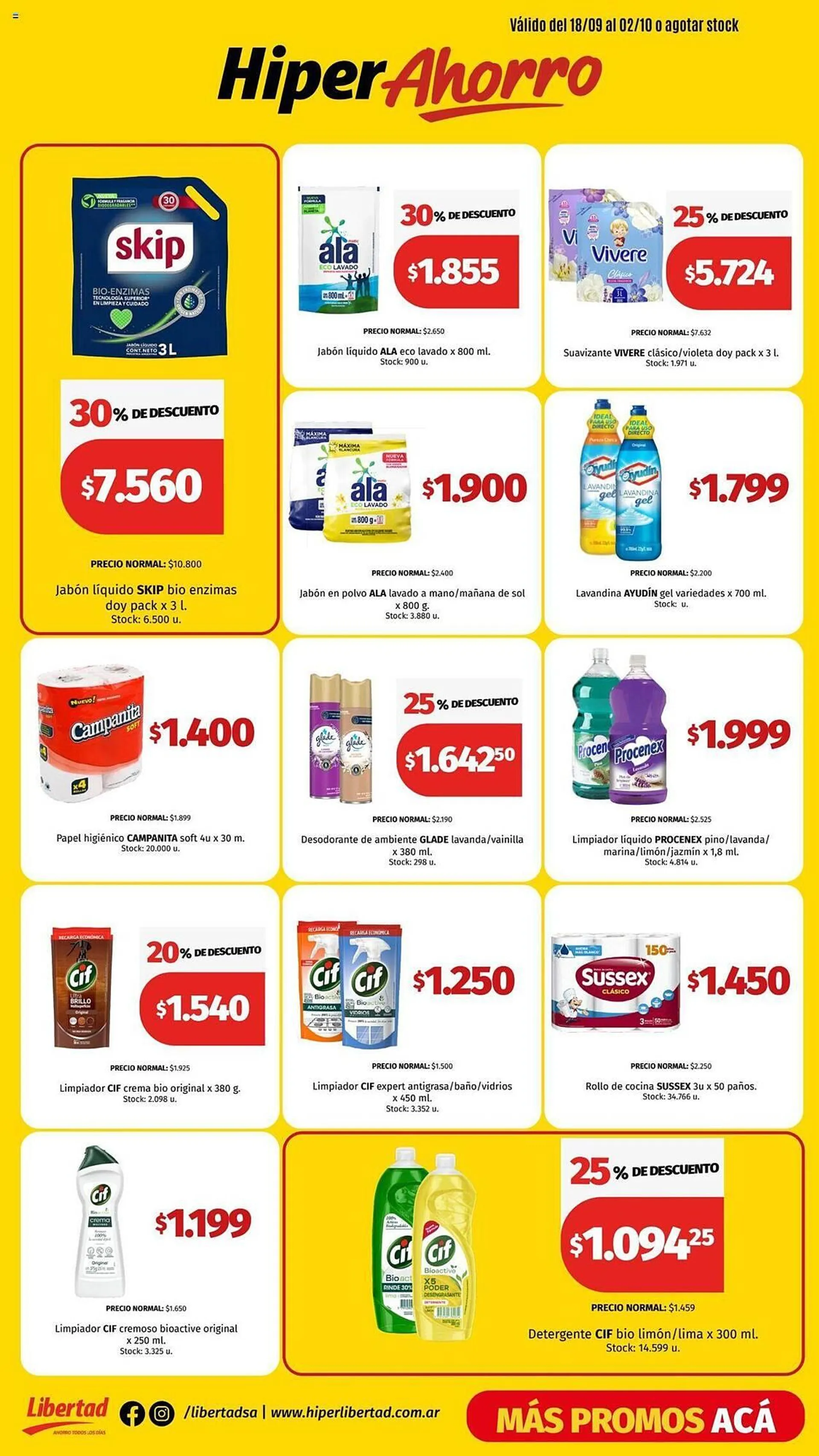 Ofertas de Catálogo Hipermercado Libertad 18 de septiembre al 2 de octubre 2024 - Página 6 del catálogo