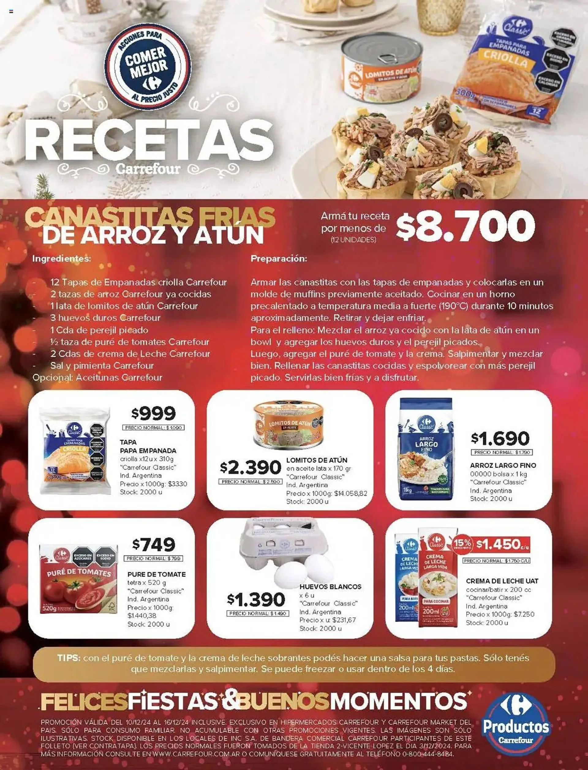 Ofertas de Catálogo Carrefour Market 10 de diciembre al 17 de diciembre 2024 - Página 13 del catálogo