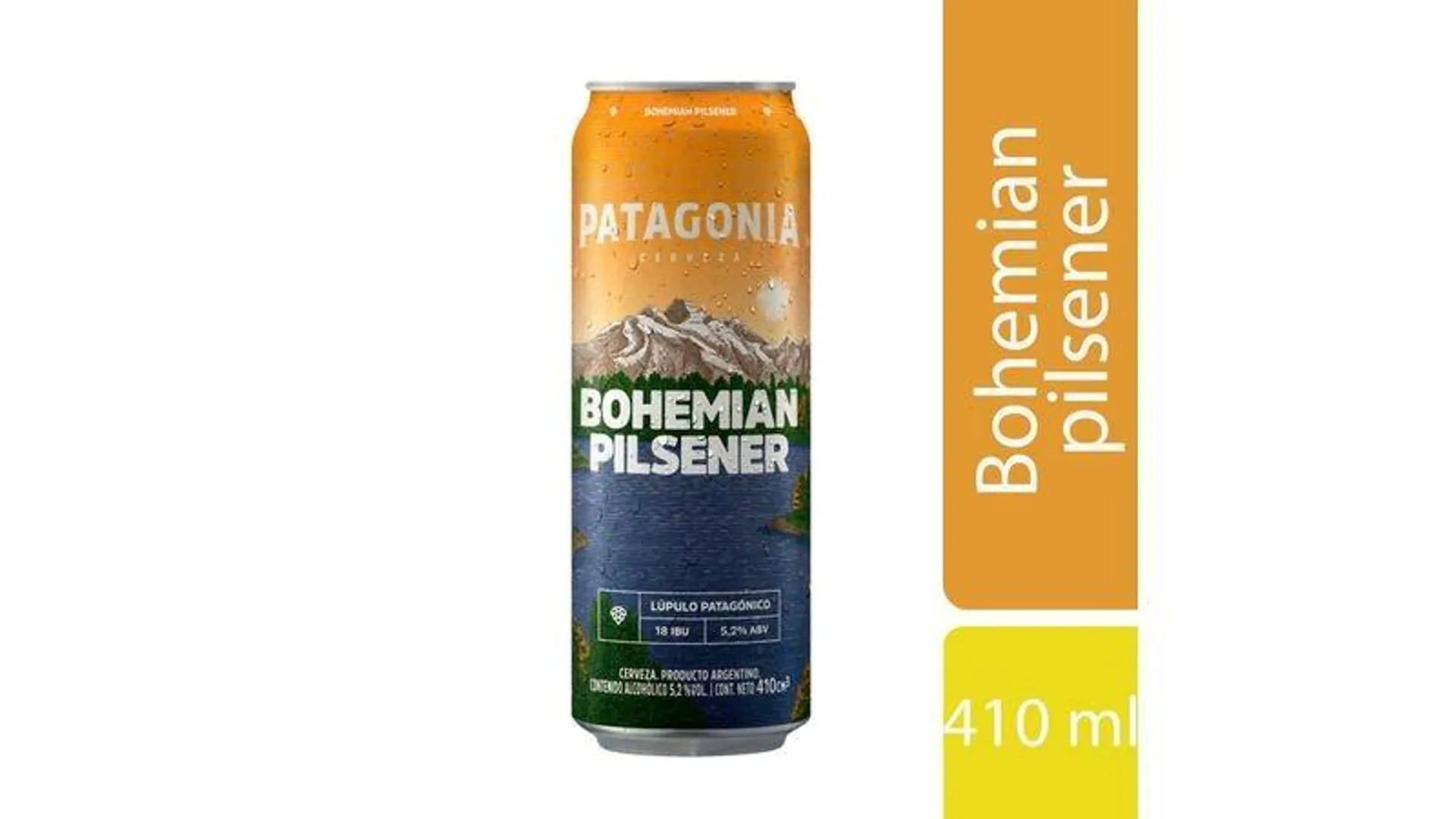 CERVEZA PATAGONIA BOHEMIAN LAT 473X