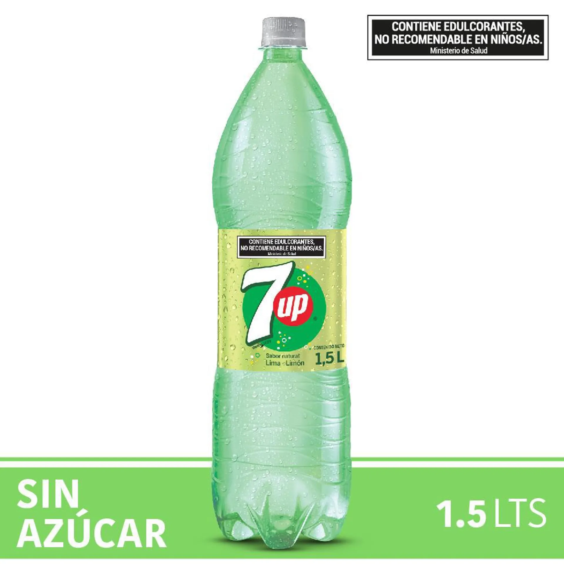 Gaseosa SEVEN UP Sin Azúcar 1.5 L