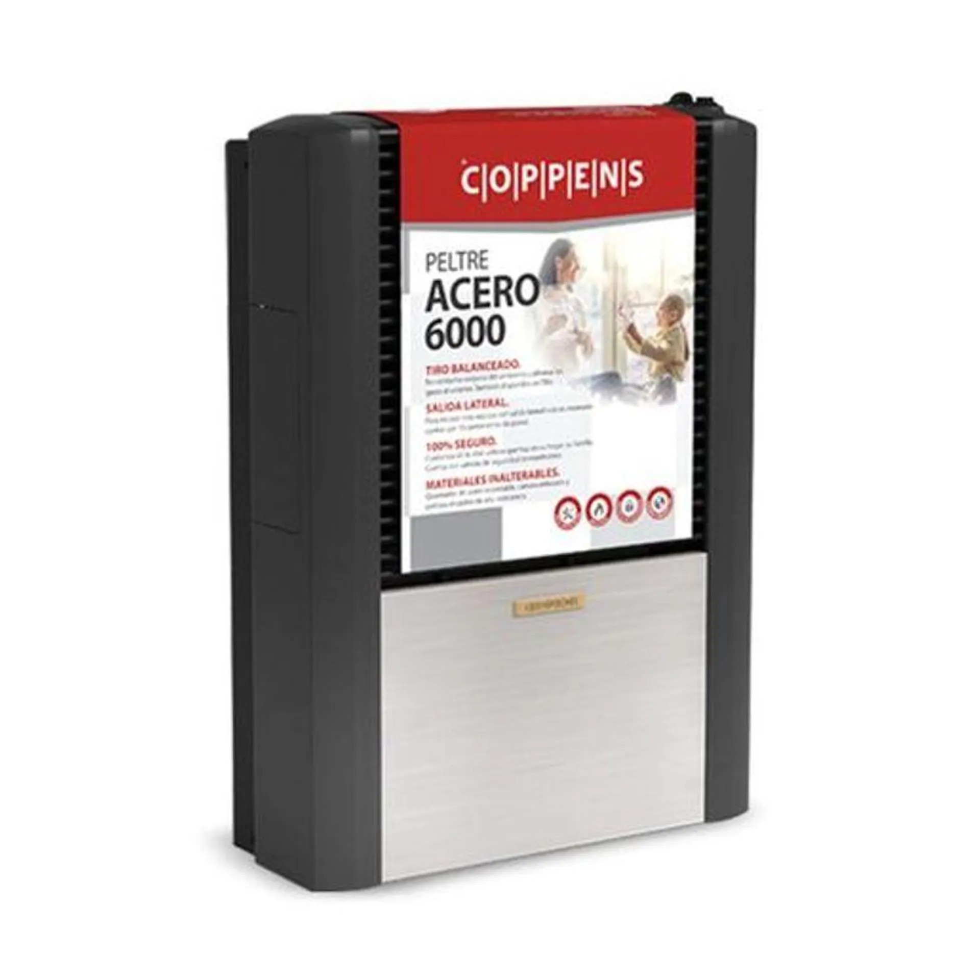 Calefactor Coppens 6000 Ac Tbu Mg Salida/Izq C60Uipam
