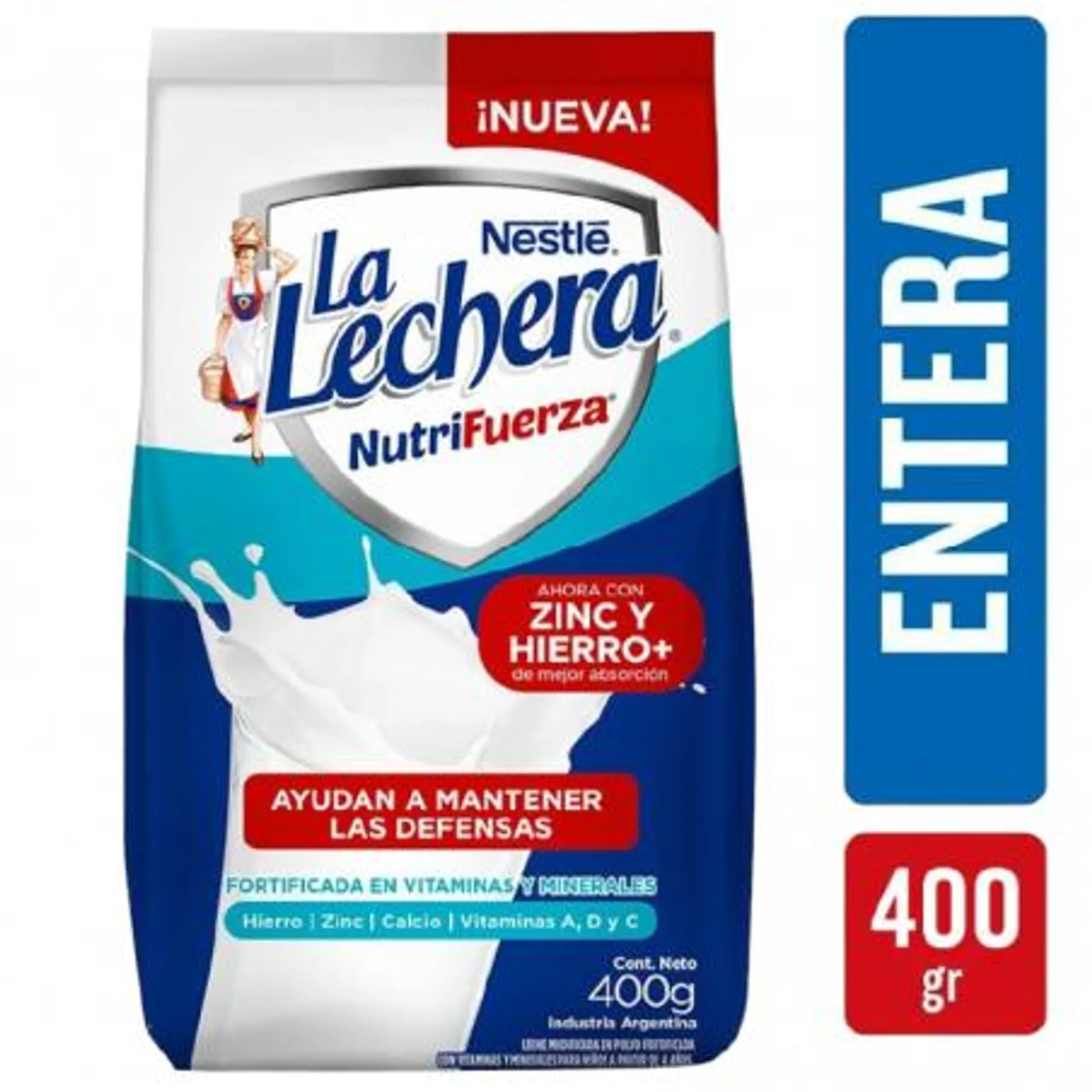 LECHE MODIF.POL LA LECHERA APOLLO SFPK 400 GRS