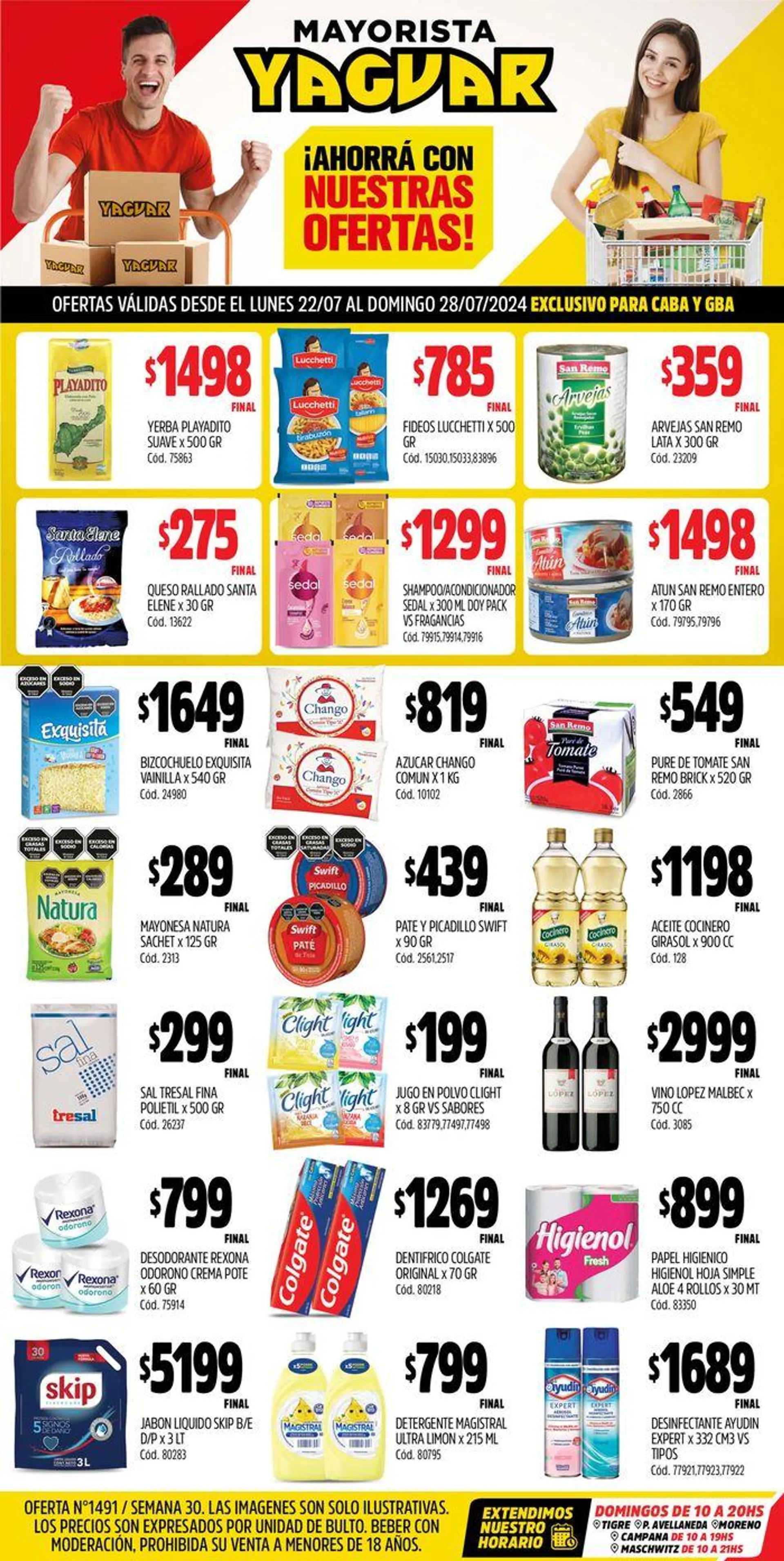Catálogo Supermercados Yaguar BS AS - 1