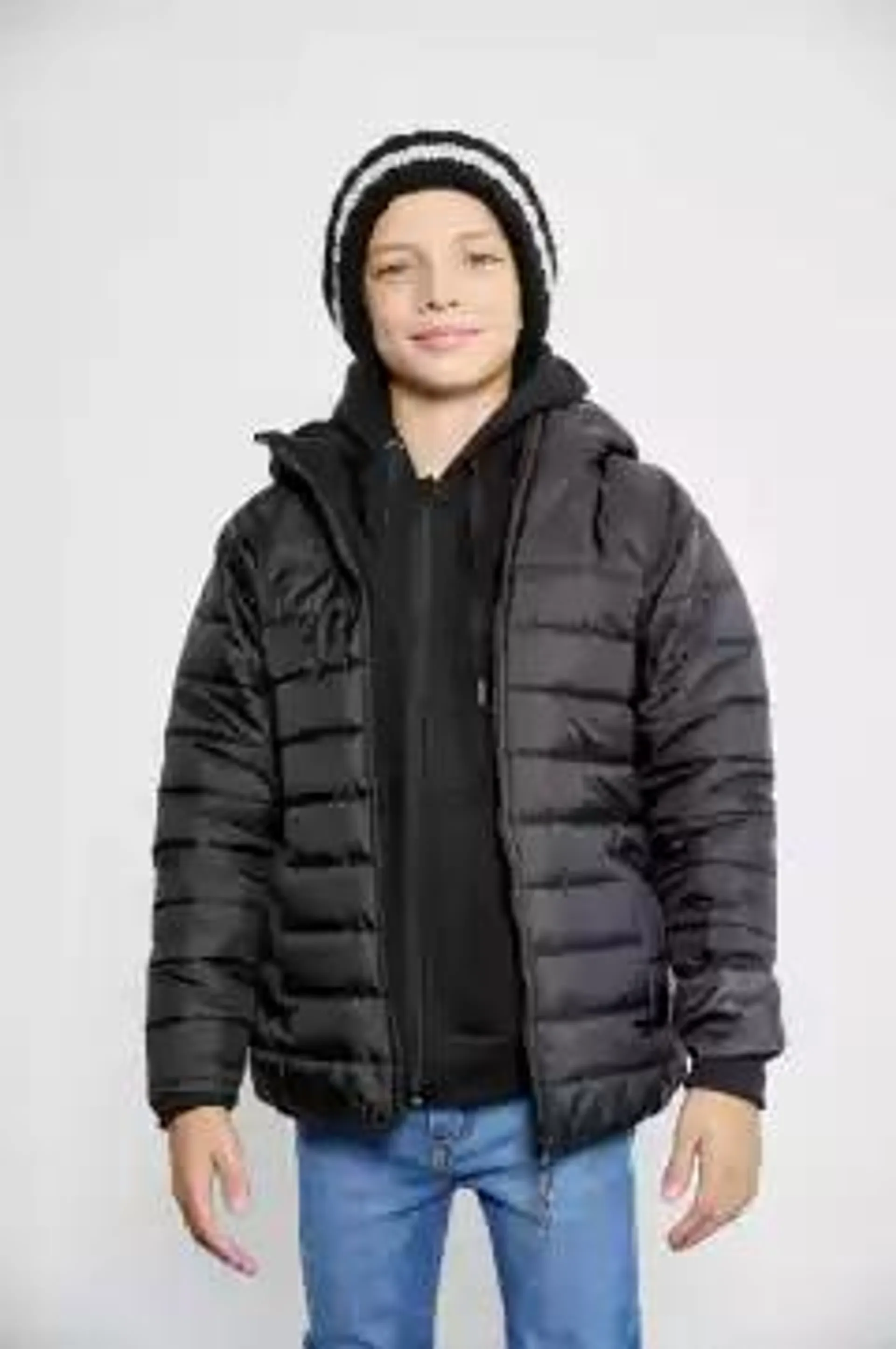 CAMPERA ABRIGADA NEGRA